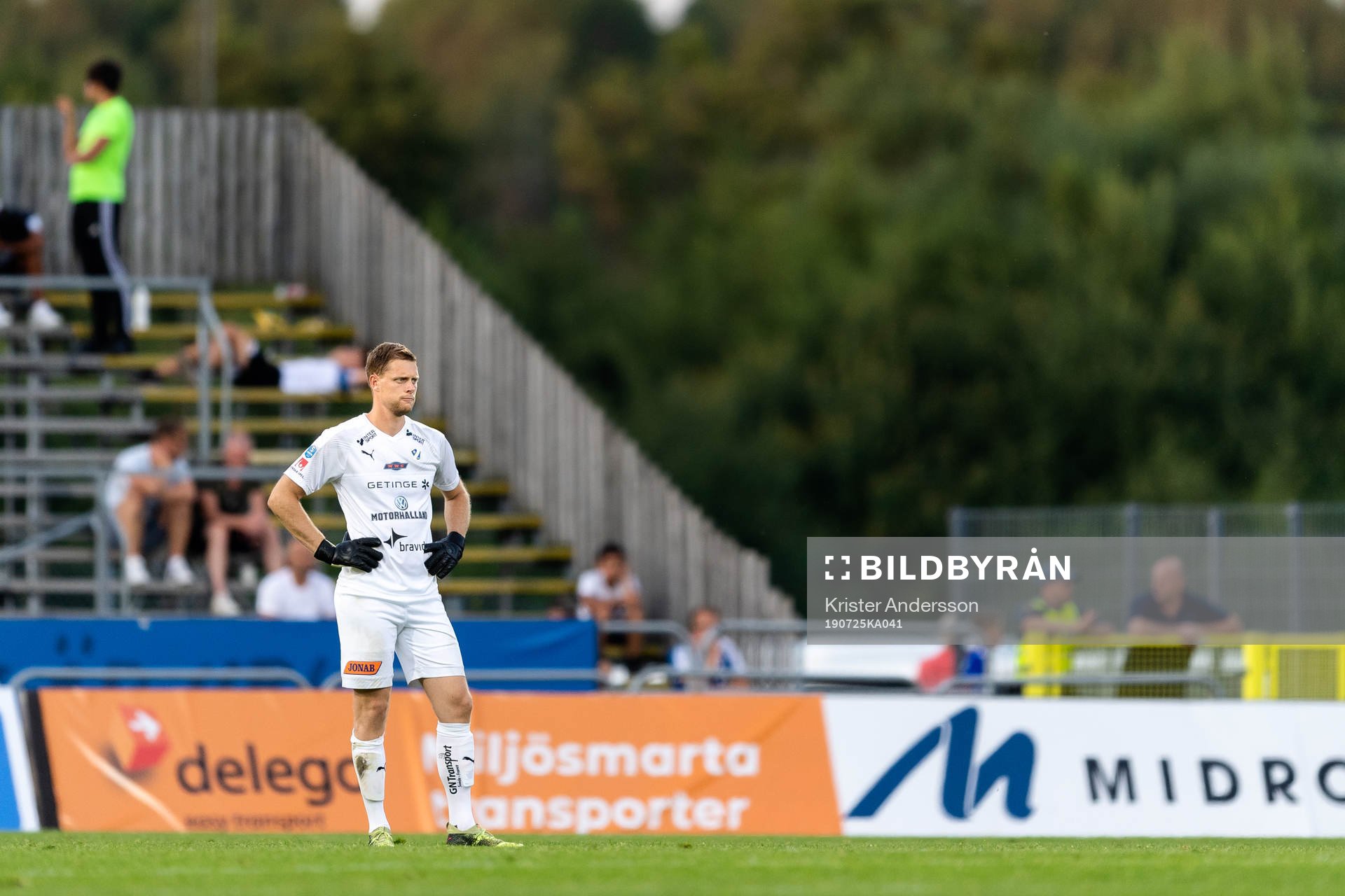 Halmstads målvakt Malkolm Nilsson