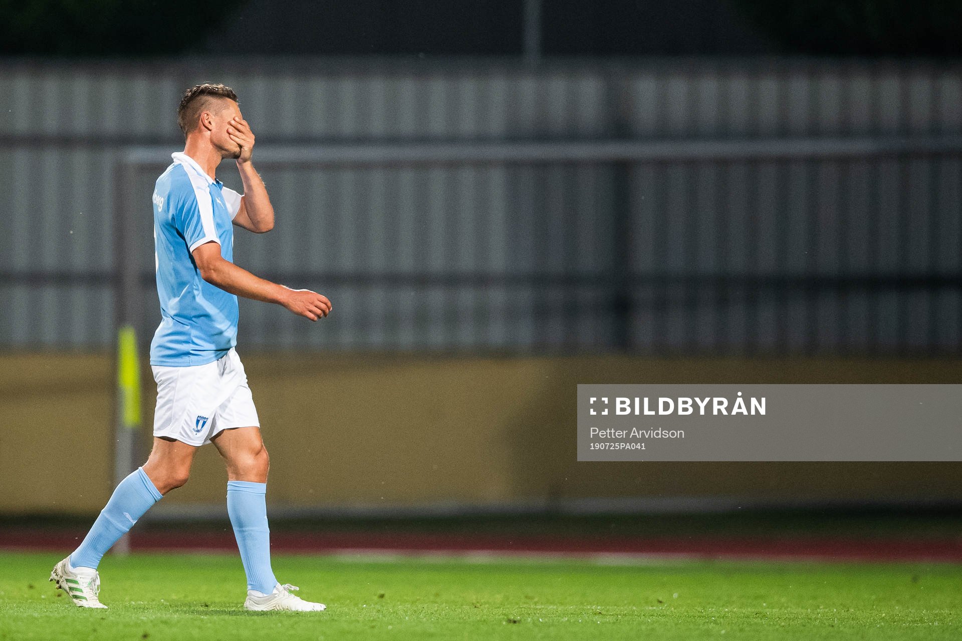Markus Rosenberg of Malmö FF looks dejected