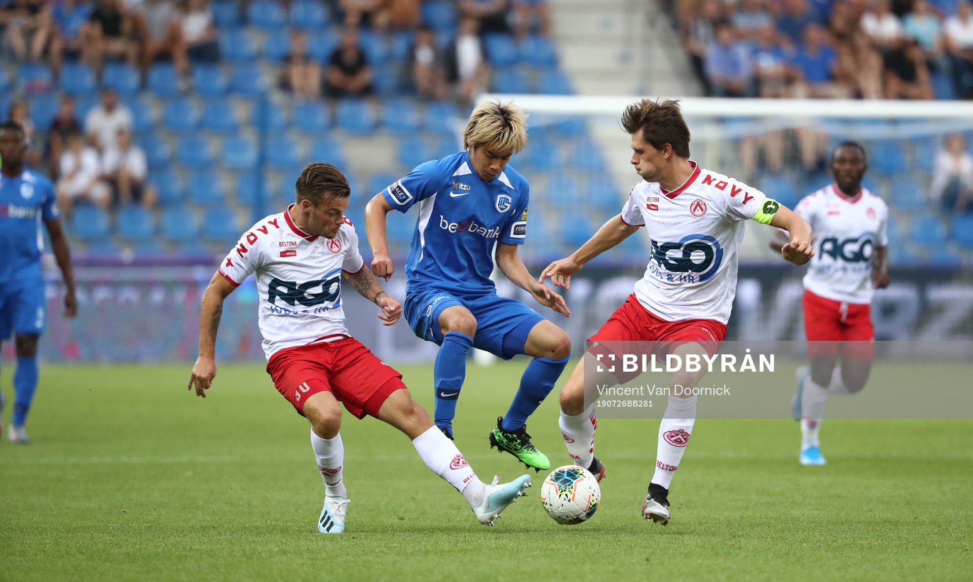 GENK, BELGIUM - JULY 26: Kristof D'Haene of Kv Kortrijk,