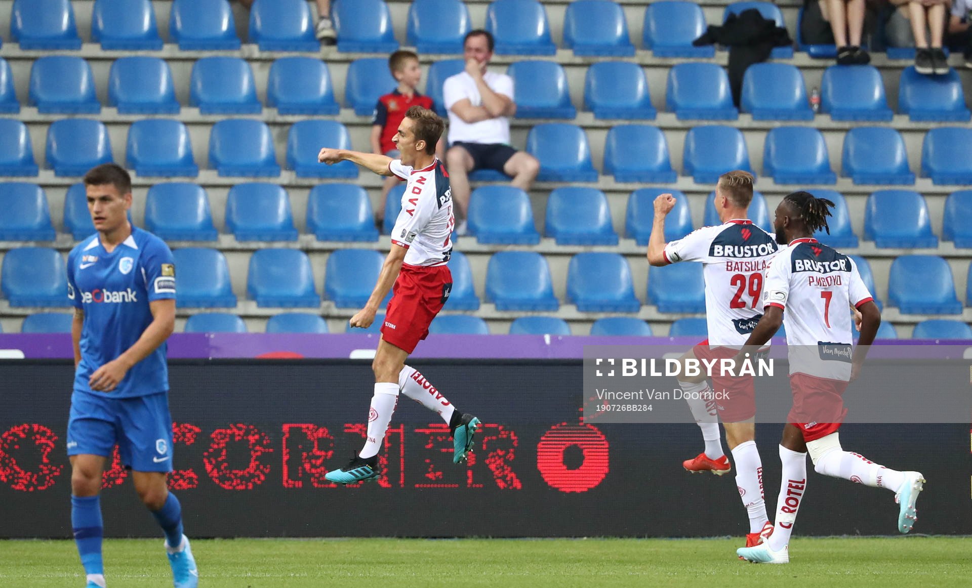 GENK, BELGIUM - JULY 26: Julien De Sart of Kortrijk