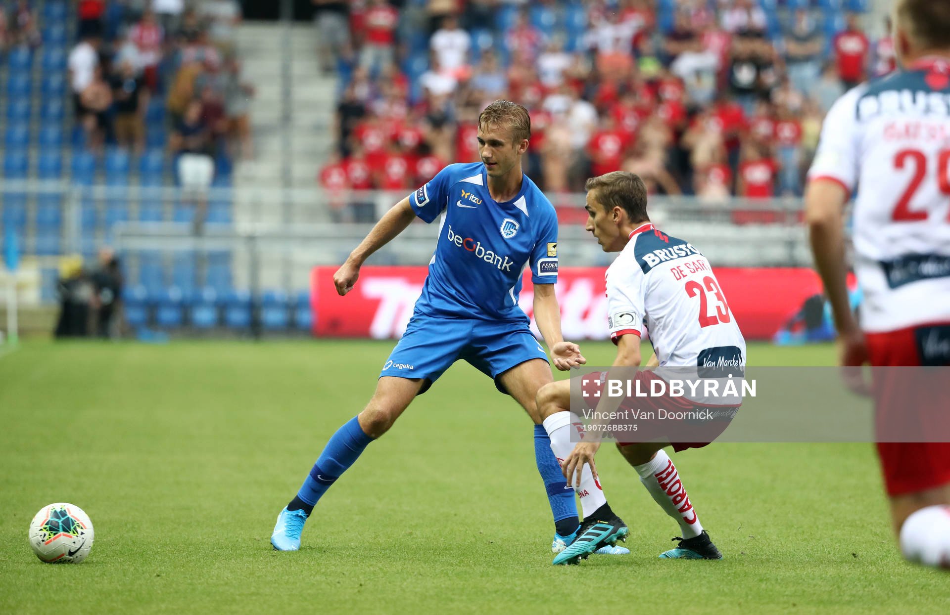GENK, BELGIUM - JULY 26: Benjamin Nygren of Krc Genk and