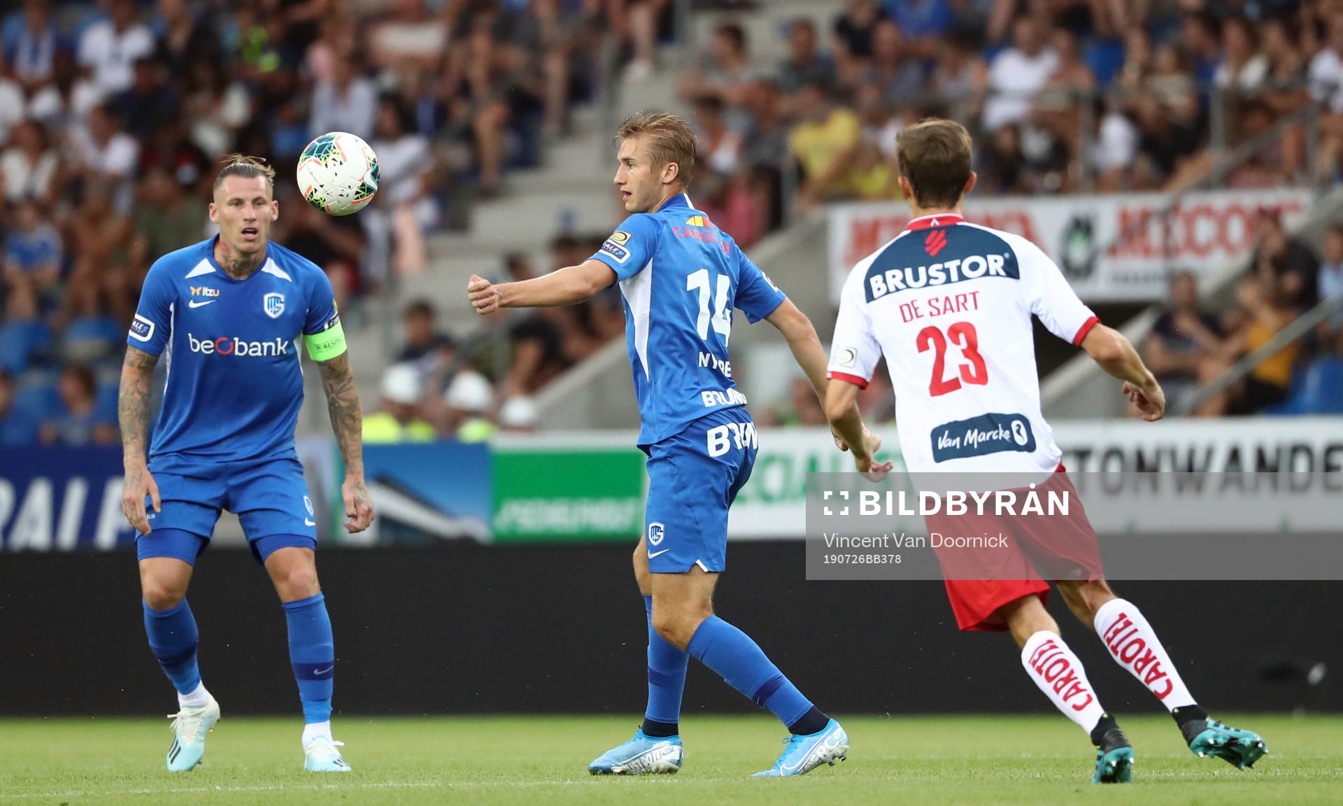 GENK, BELGIUM - JULY 26: Benjamin Nygren of Krc Genk