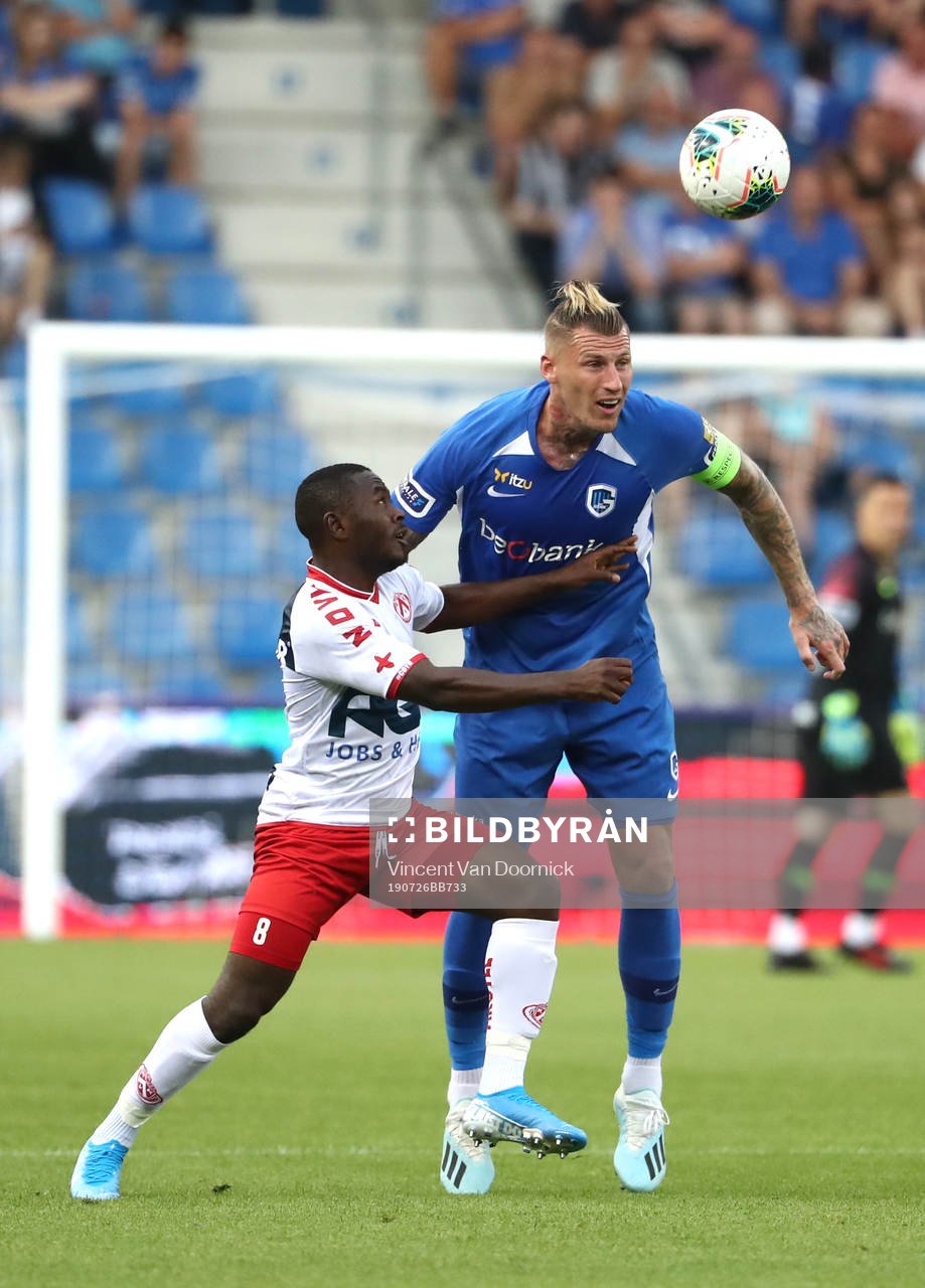 GENK, BELGIUM - JULY 26: Abdul Jeleel Ajagun of Kv Kortrijk