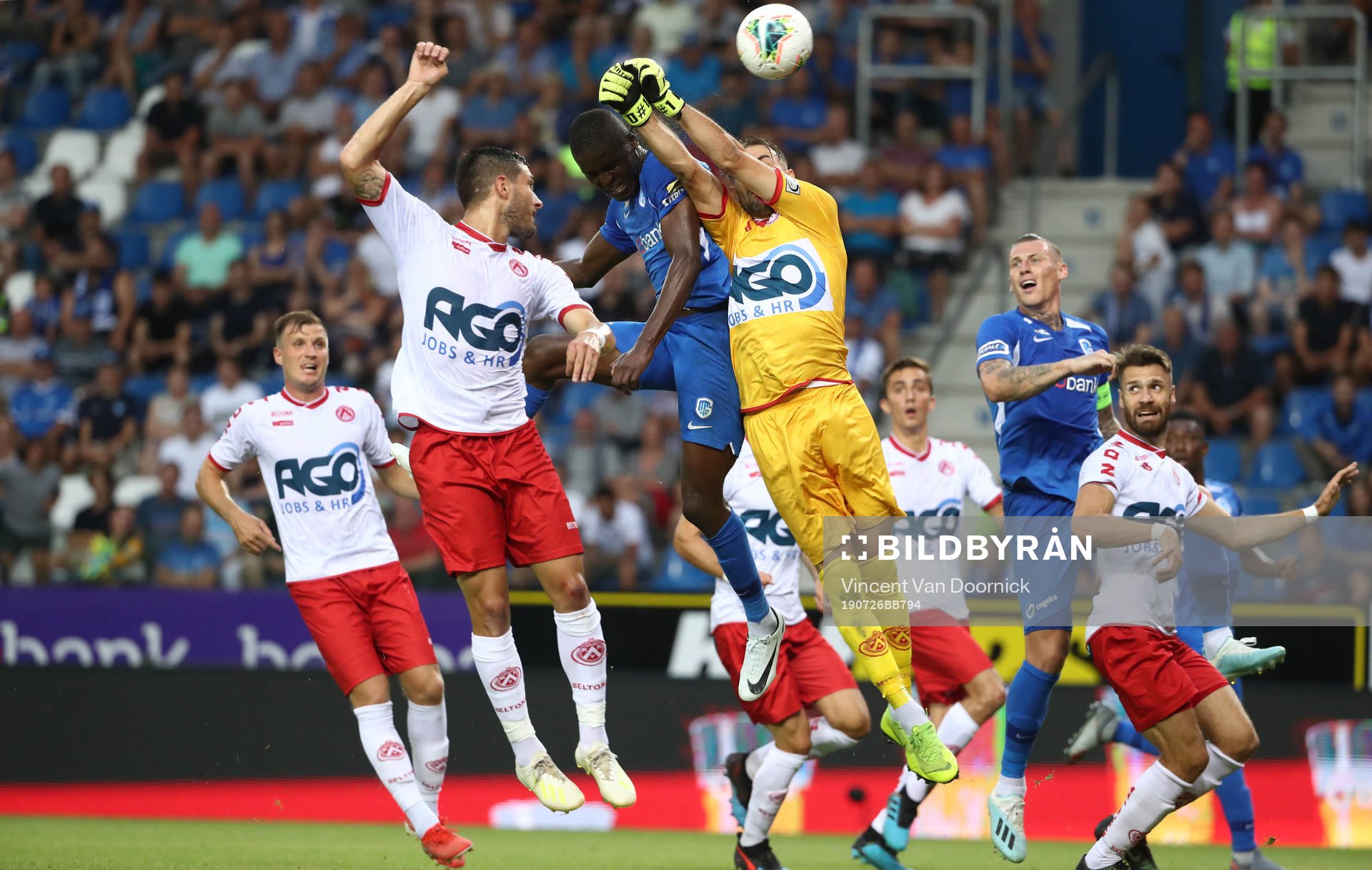 GENK, BELGIUM - JULY 26: Ally Samatta of Krc Genk and