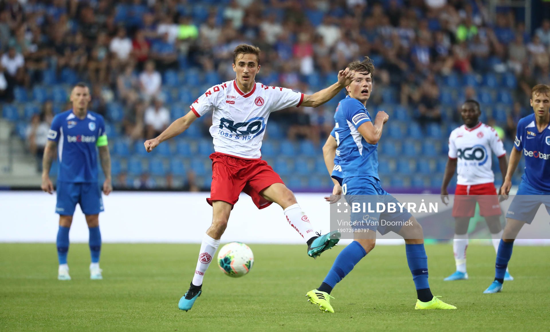 GENK, BELGIUM - JULY 26: Julien De Sart of Kortrijk and