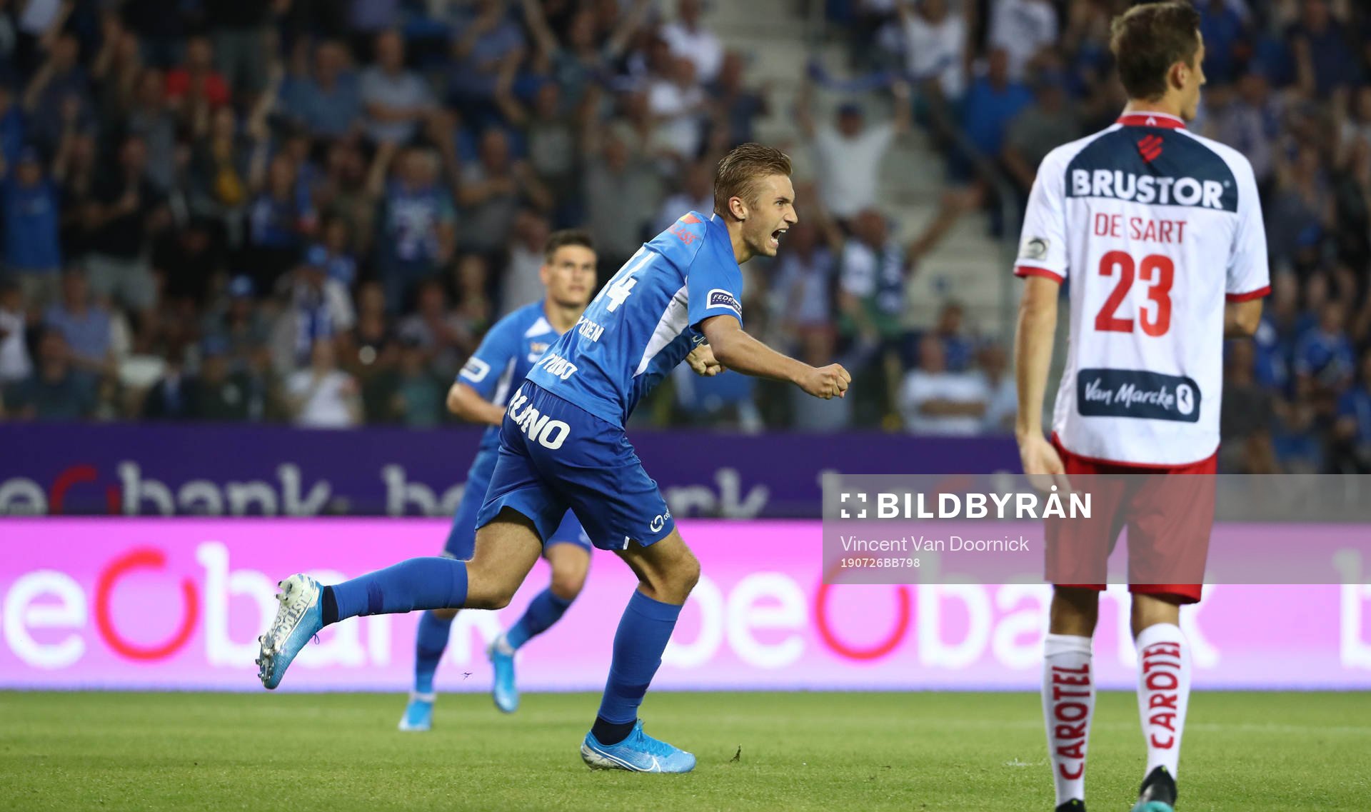 GENK, BELGIUM - JULY 26: Benjamin Nygren of Krc Genk