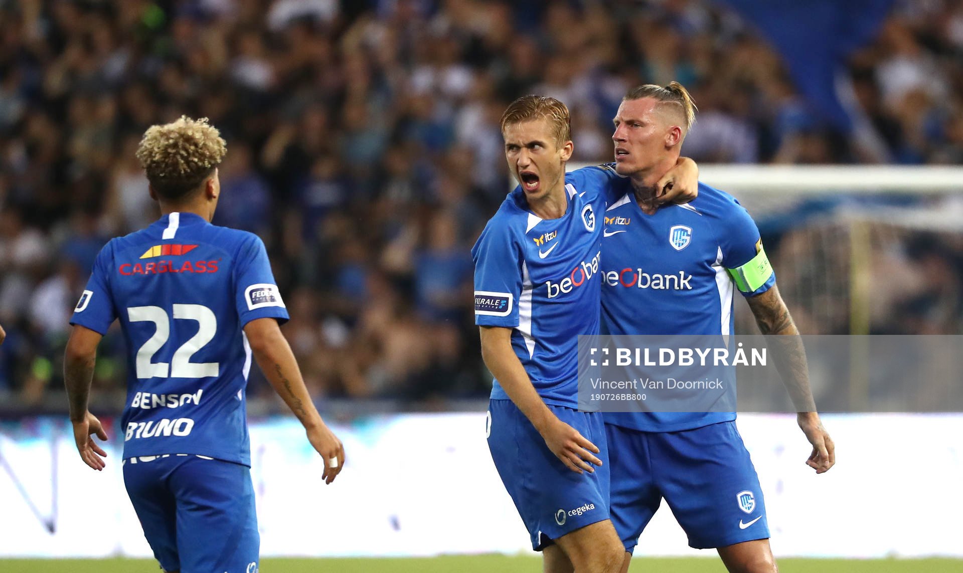 GENK, BELGIUM - JULY 26: Benjamin Nygren of Krc Genk