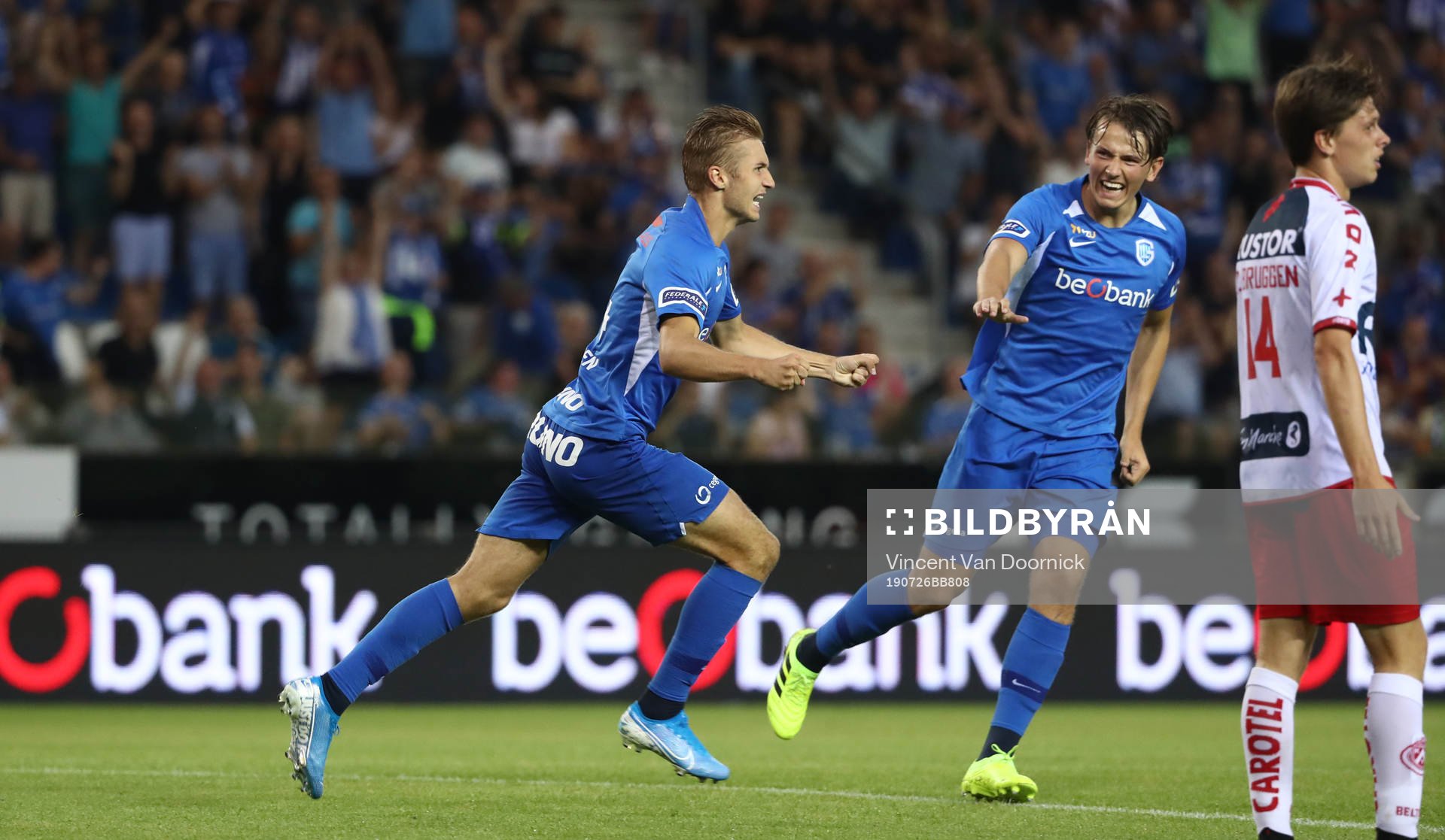 GENK, BELGIUM - JULY 26: Benjamin Nygren of Krc Genk