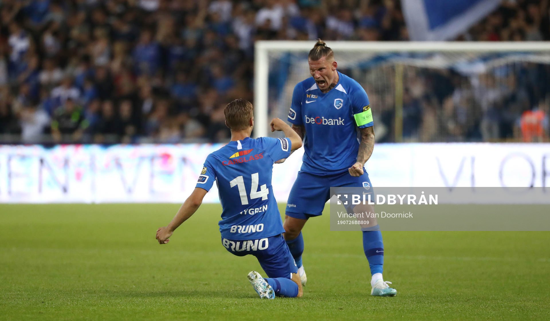 GENK, BELGIUM - JULY 26: Benjamin Nygren of Krc Genk