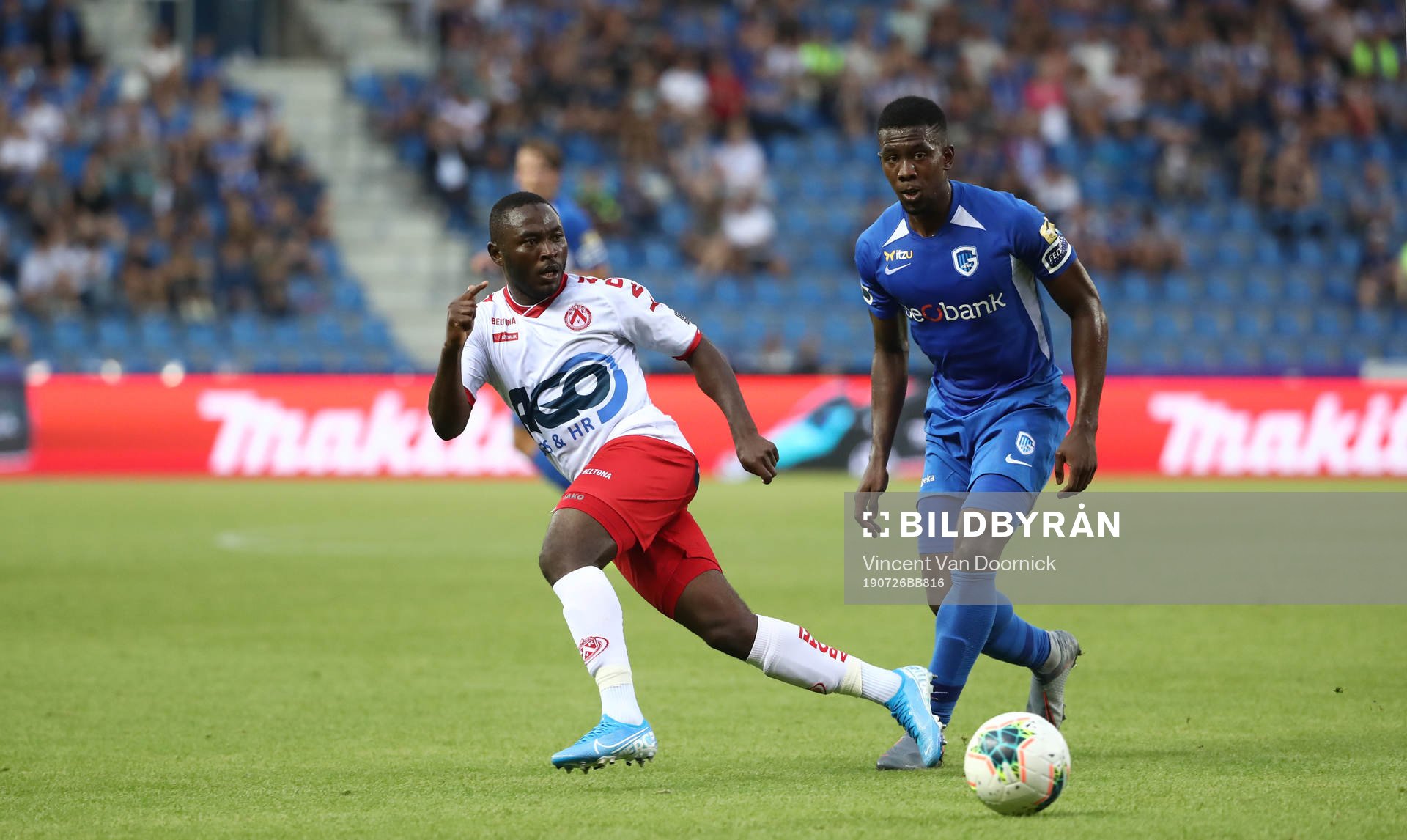 GENK, BELGIUM - JULY 26: Abdul Jeleel Ajagun of Kv Kortrijk