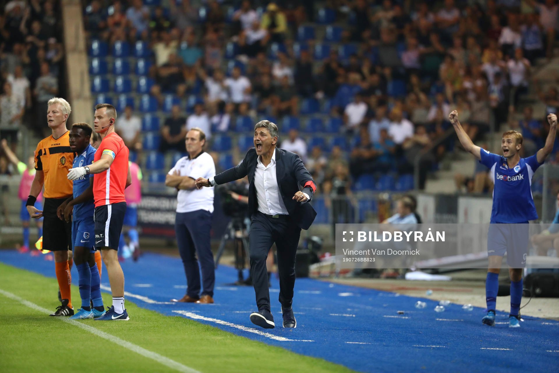 GENK, BELGIUM - JULY 26: Felice Mazzu, head coach and
