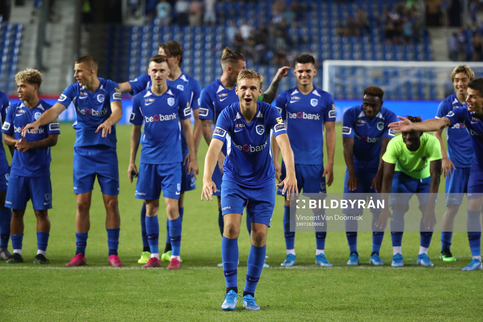 GENK, BELGIUM - JULY 26: Benjamin Nygren of Krc Genk
