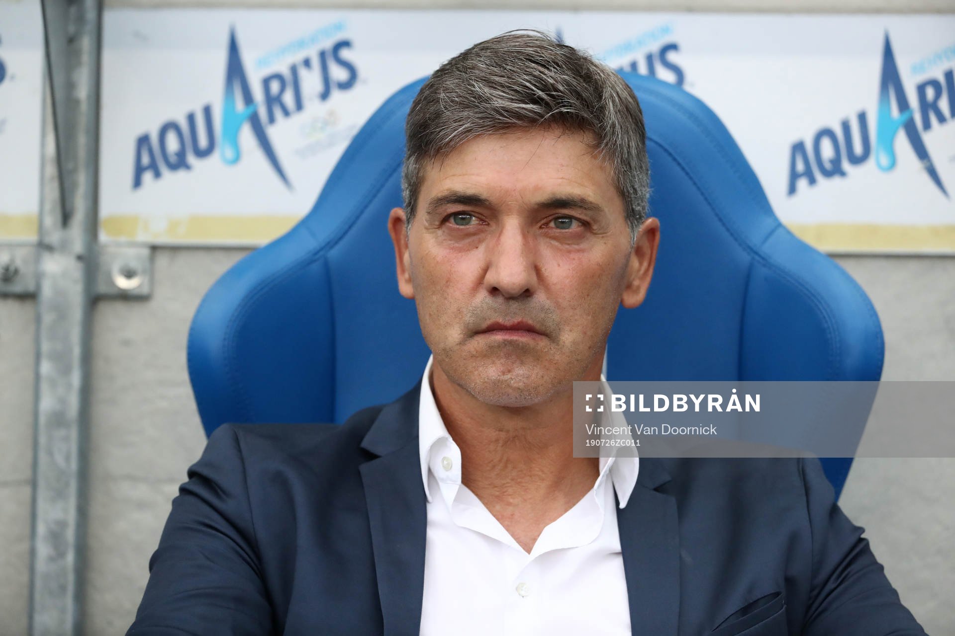 GENK, BELGIUM - JULY 26: Felice Mazzu, head coach of Krc