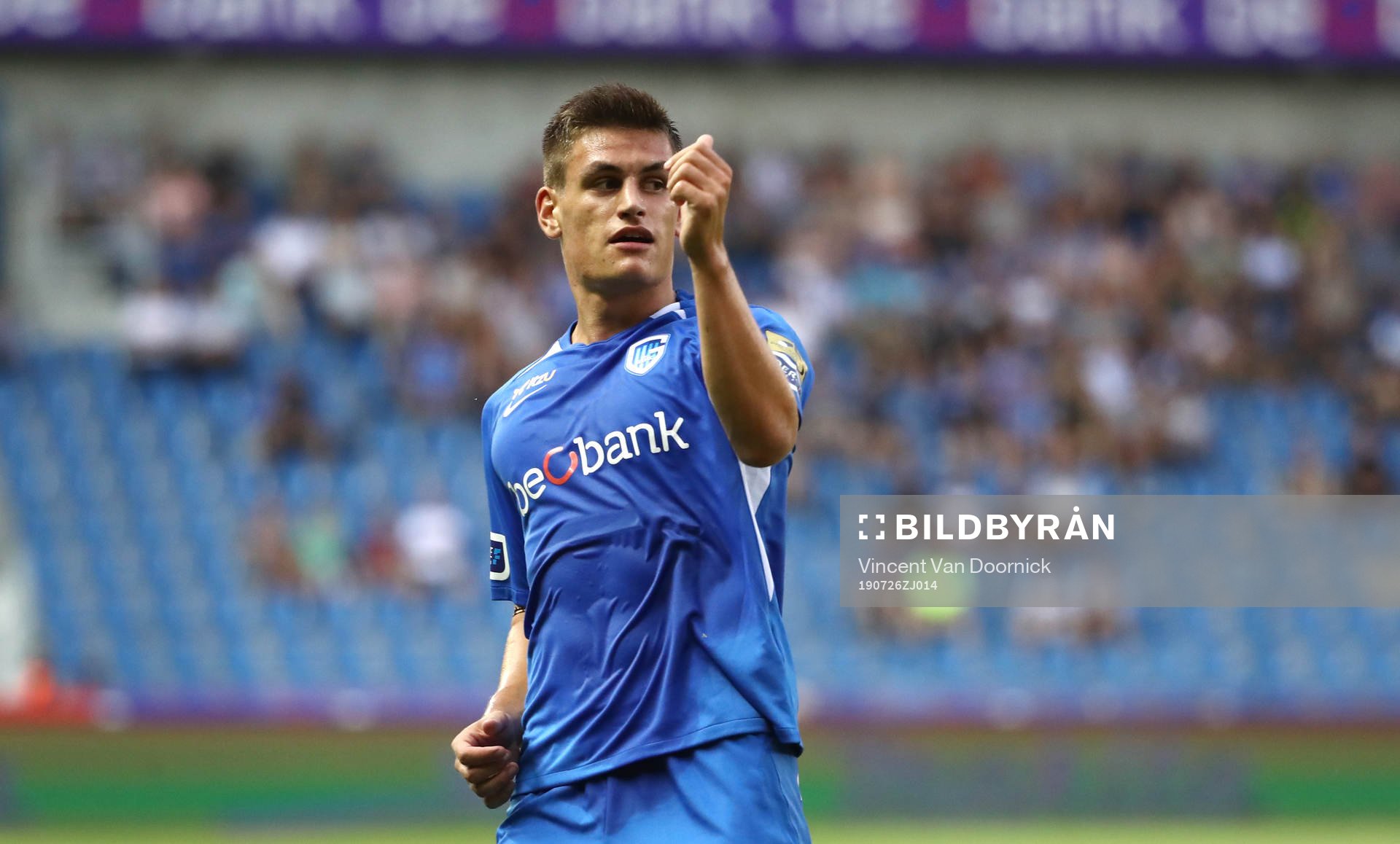 GENK, BELGIUM - JULY 26: Joakim Maehle of Krc Genk