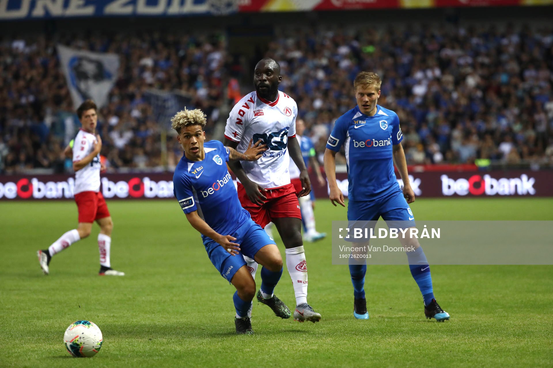 GENK, BELGIUM - JULY 26: Manuel Benson of Krc Genk and