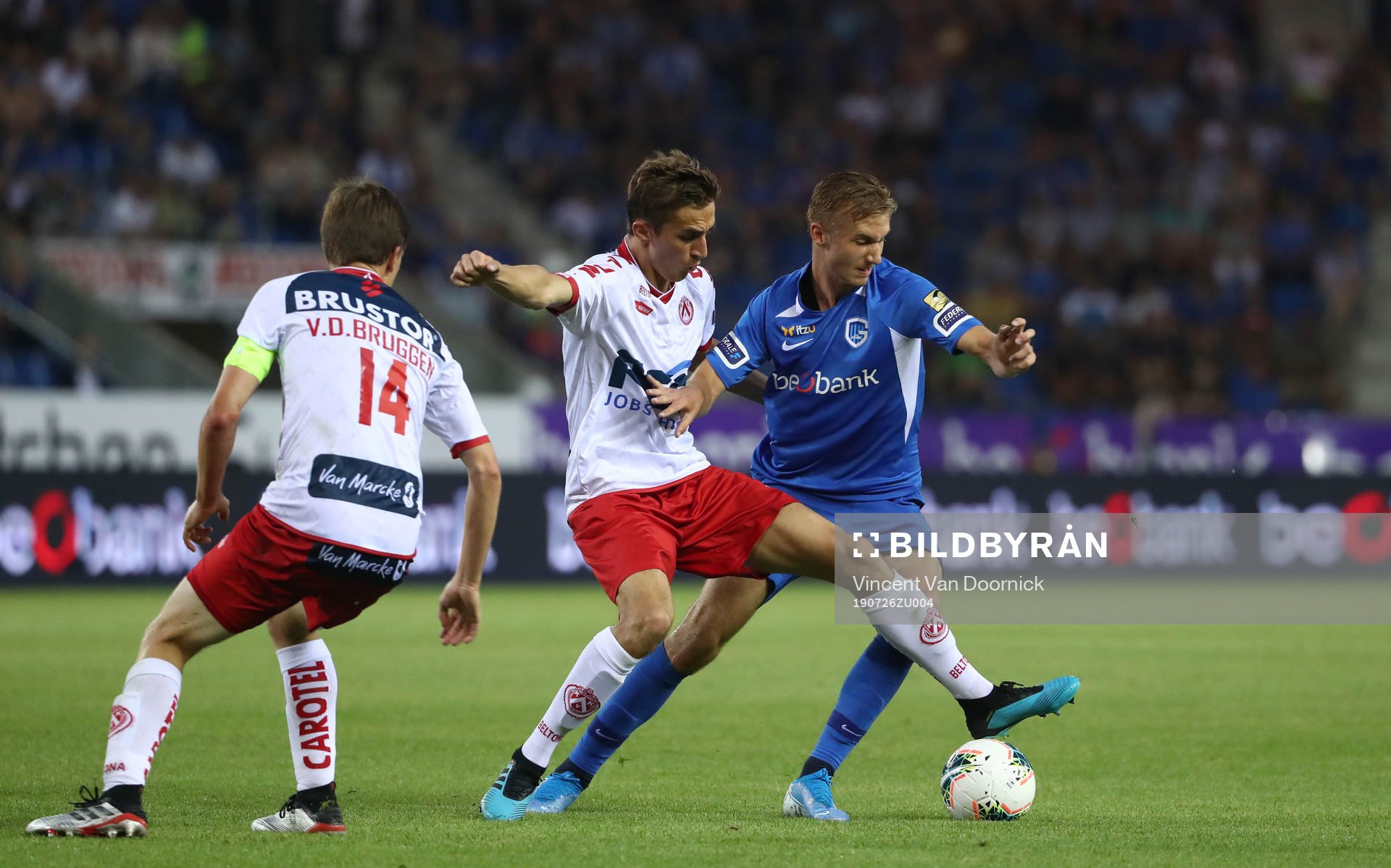 GENK, BELGIUM - JULY 26: Julien De Sart of Kortrijk and