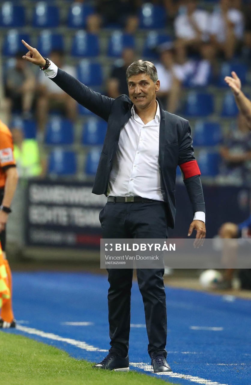 GENK, BELGIUM - JULY 26: Felice Mazzu, head coach of Krc