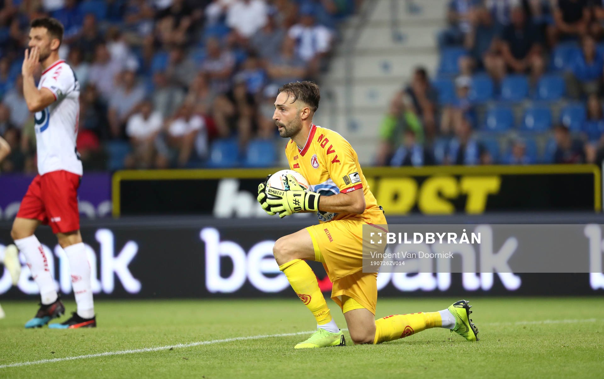 GENK, BELGIUM - JULY 26: Sebastien Bruzzese of Kv Kortrijk