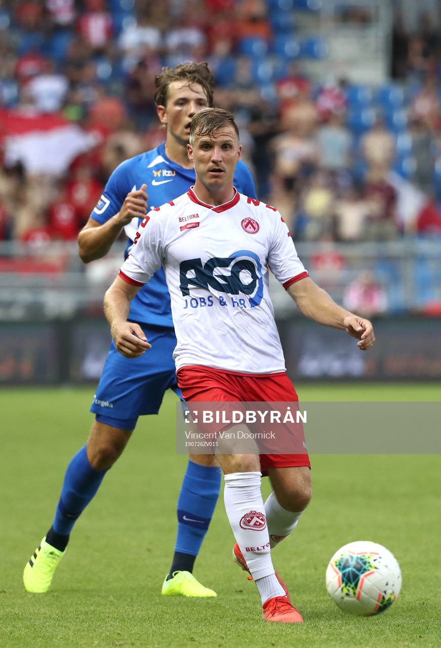 GENK, BELGIUM - JULY 26: Andriy Batsula of Kortrijk