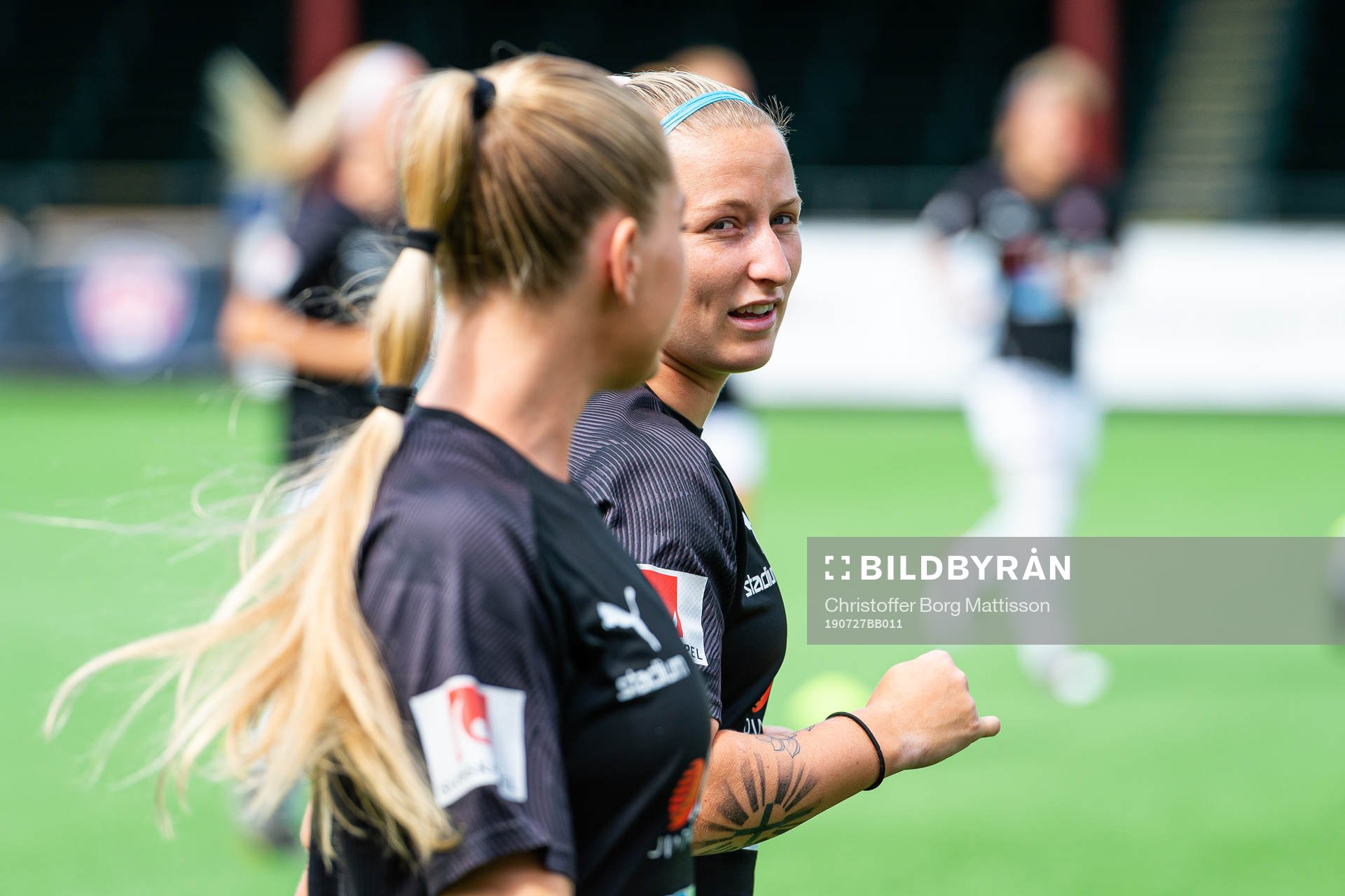 Rosengårds Hailie Mace och Lisa-Marie Utland