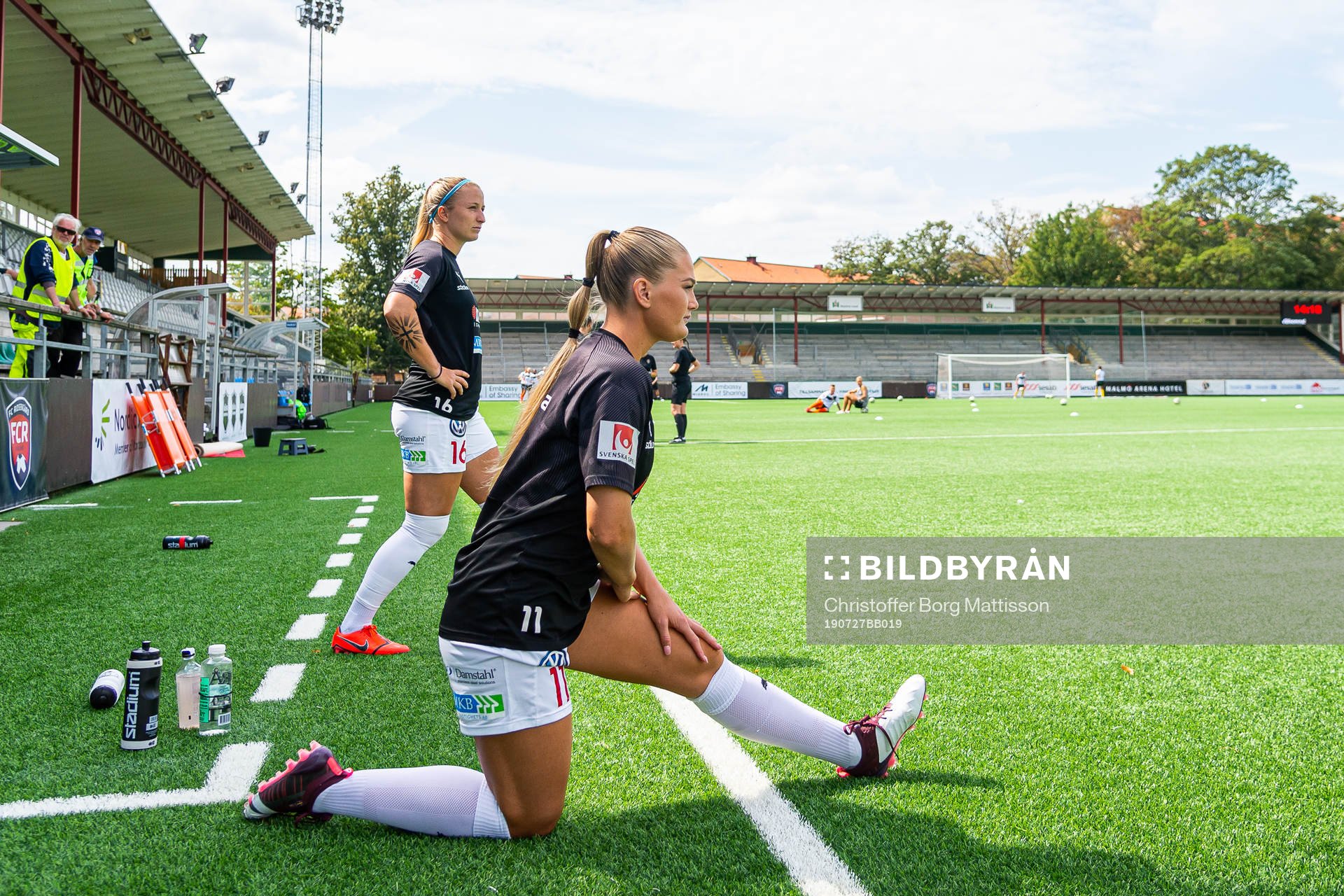 Rosengårds Hailie Mace och Lisa-Marie Utland