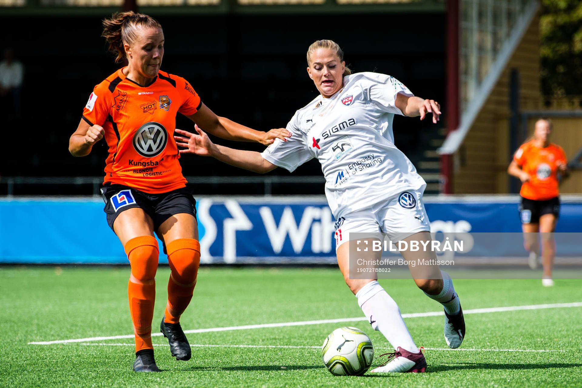 Kungsbackas Sara Nilsson och Rosengårds Ebba Wieder