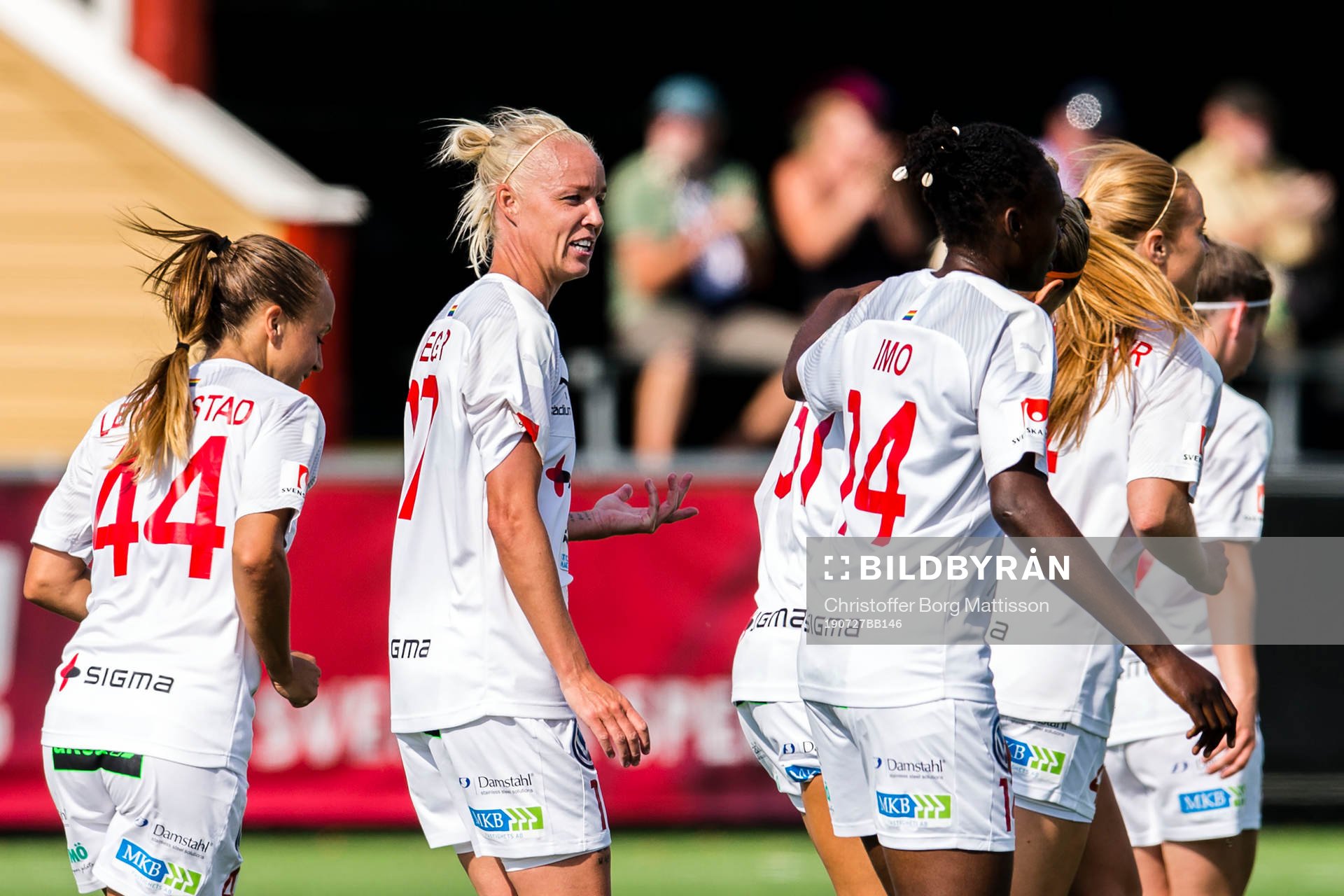 Rosengårds Caroline Seger jublar