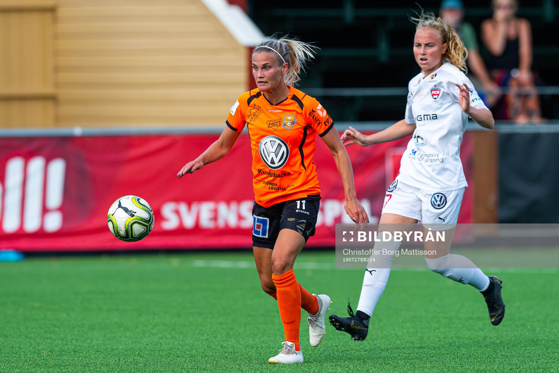 Kungsbackas Sara Nilsson och Rosengårds Ebba Wieder