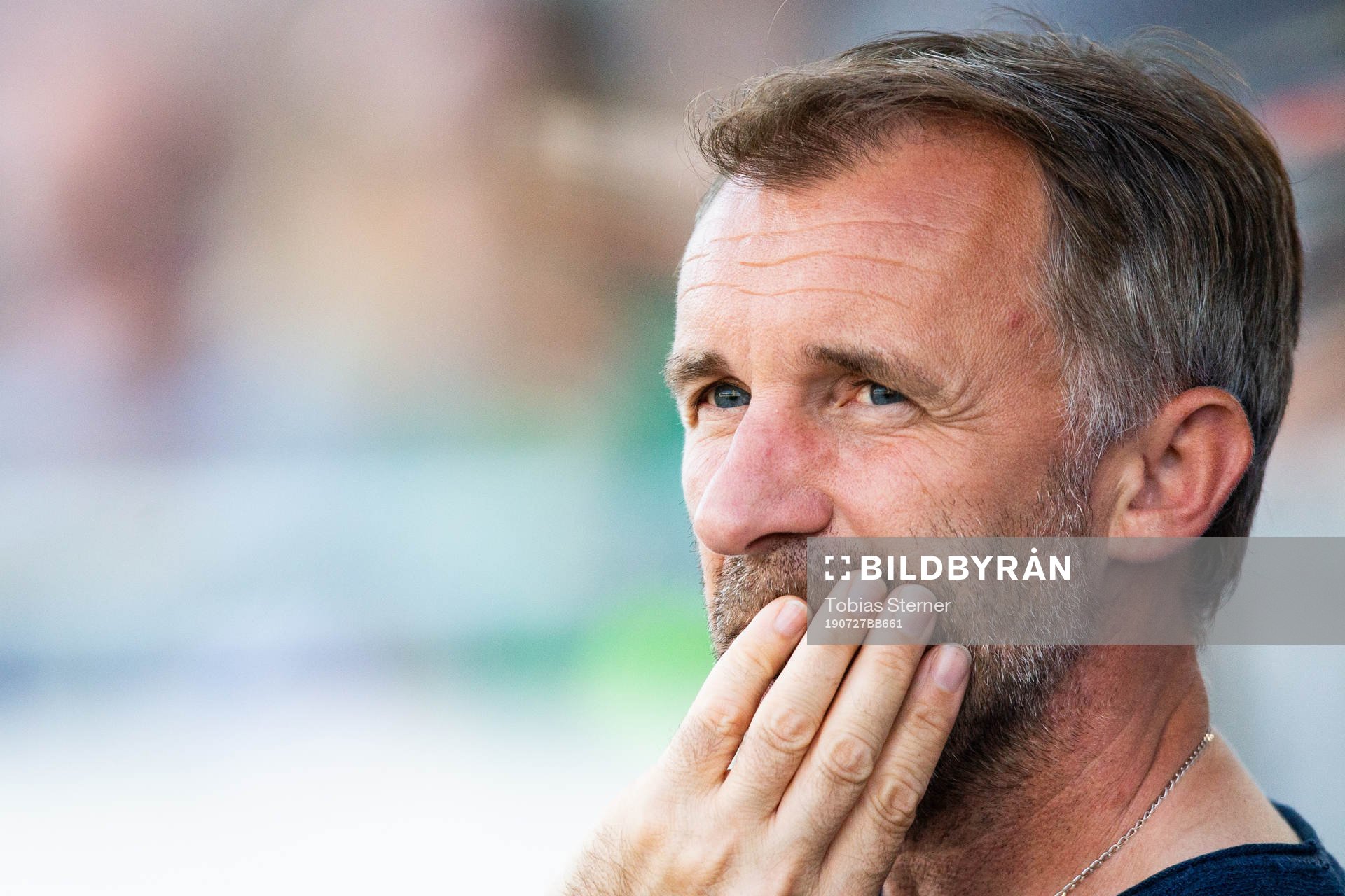 AFC Eskilstunas tränare Nemanja Miljanvoic innan