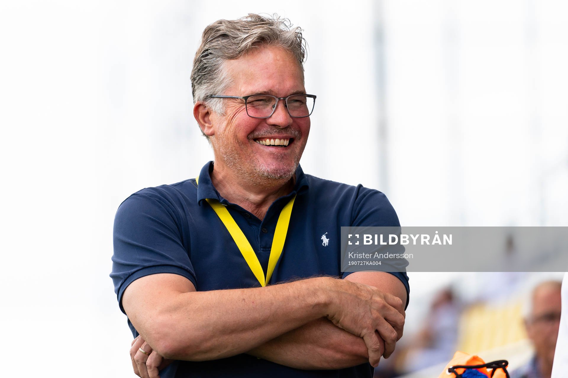 Falkenbergs ordförande Patrik Hannell före