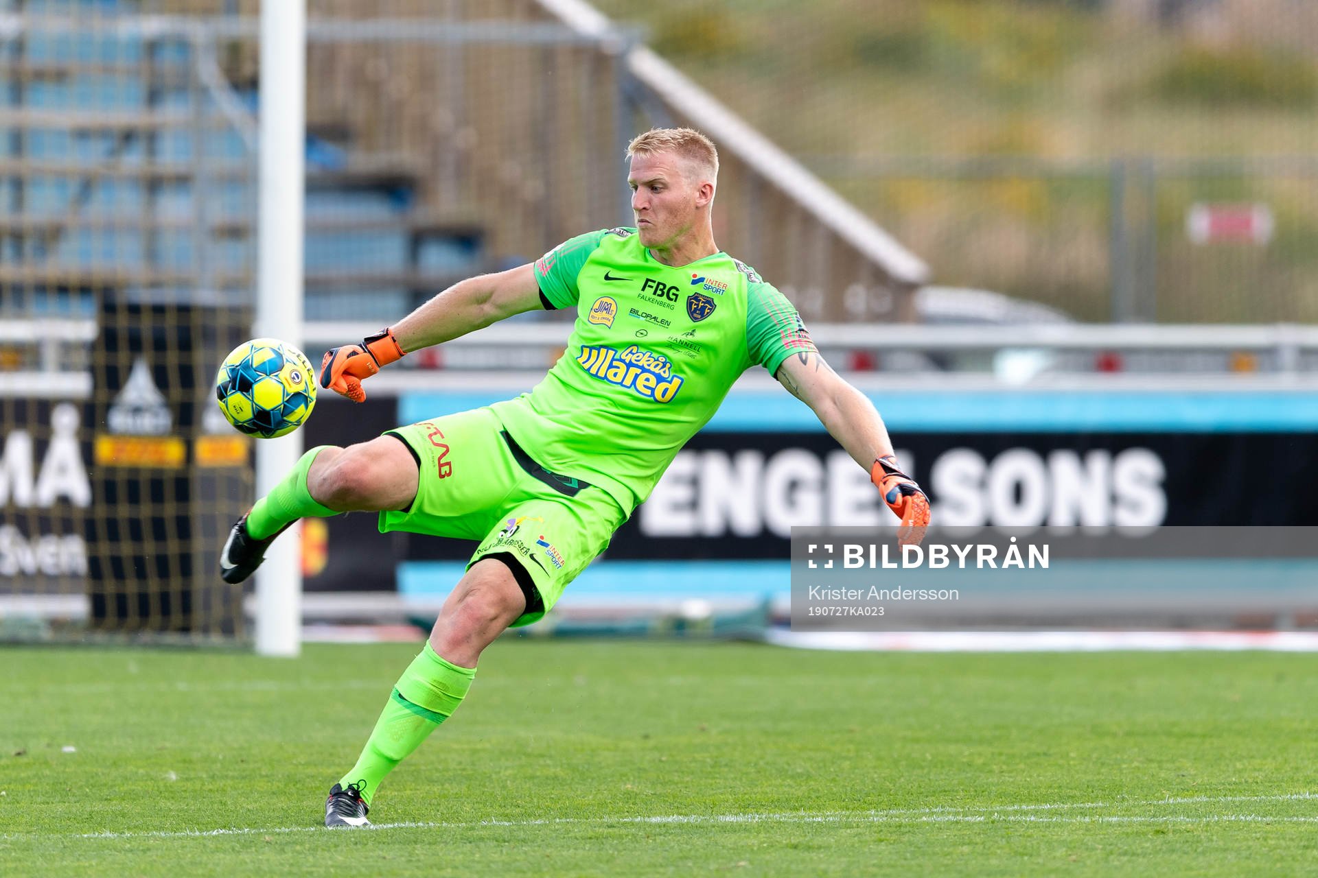 Falkenbergs målvakt Hampus Nilsson
