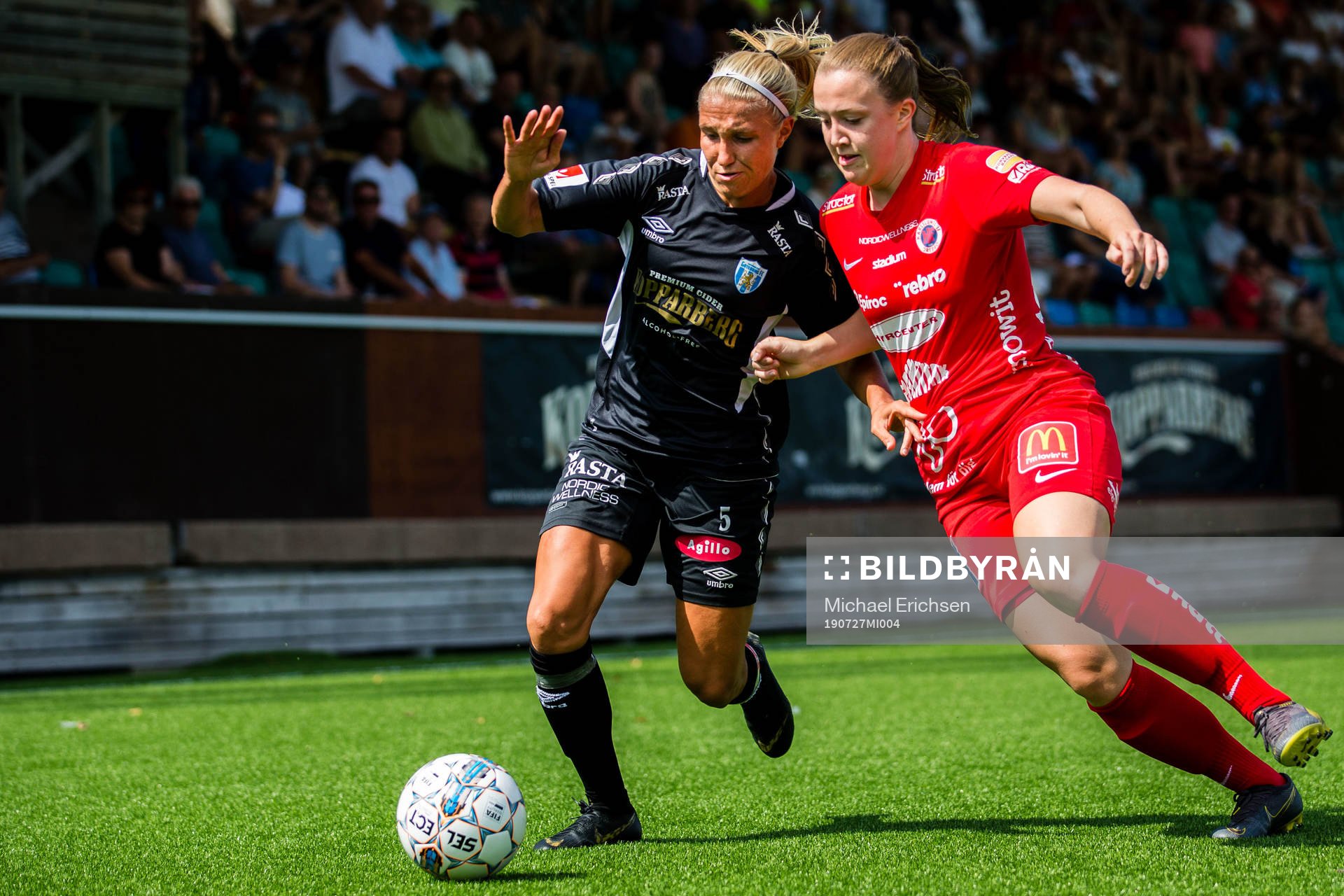 Göteborgs Emma Koivisto och Örebros Maja Regnås