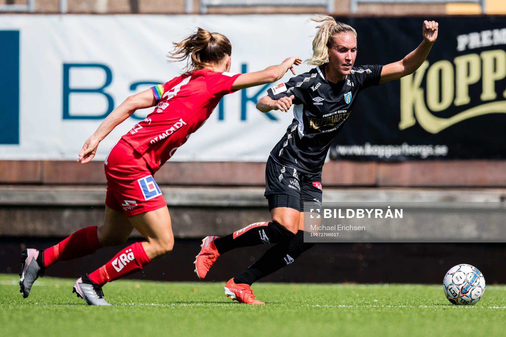 Örebros Frida Abrahamsson och Göteborgs Julia Roddar