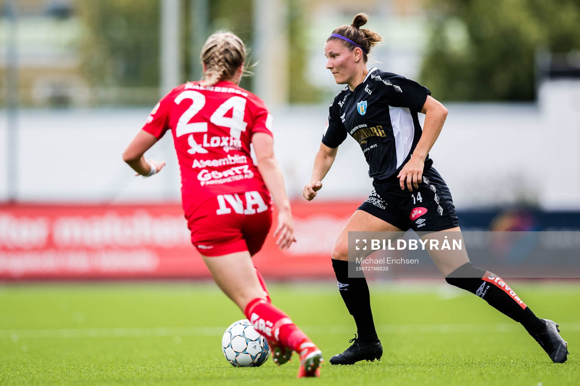 Örebros Jenna Hellström och Göteborgs Natalia Kuikka