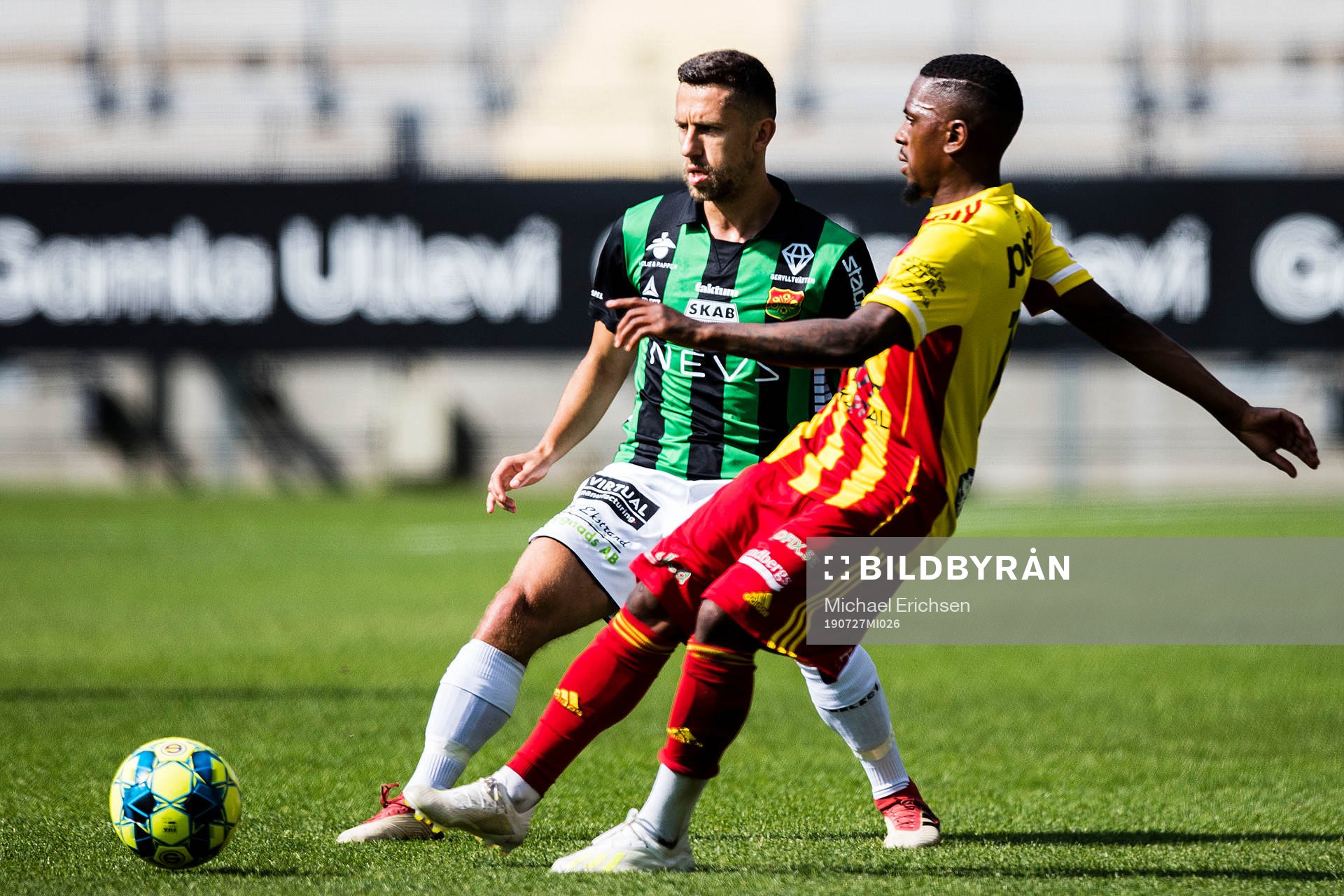 GAIS Predrag Randelovic och Syrianskas Lumala Abdu