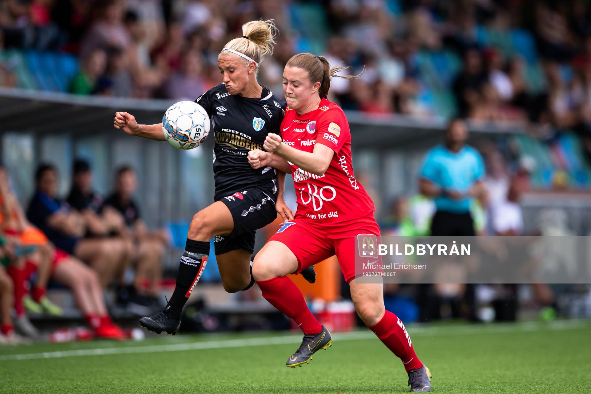 Göteborgs Emma Koivisto och Örebros Maja Regnås
