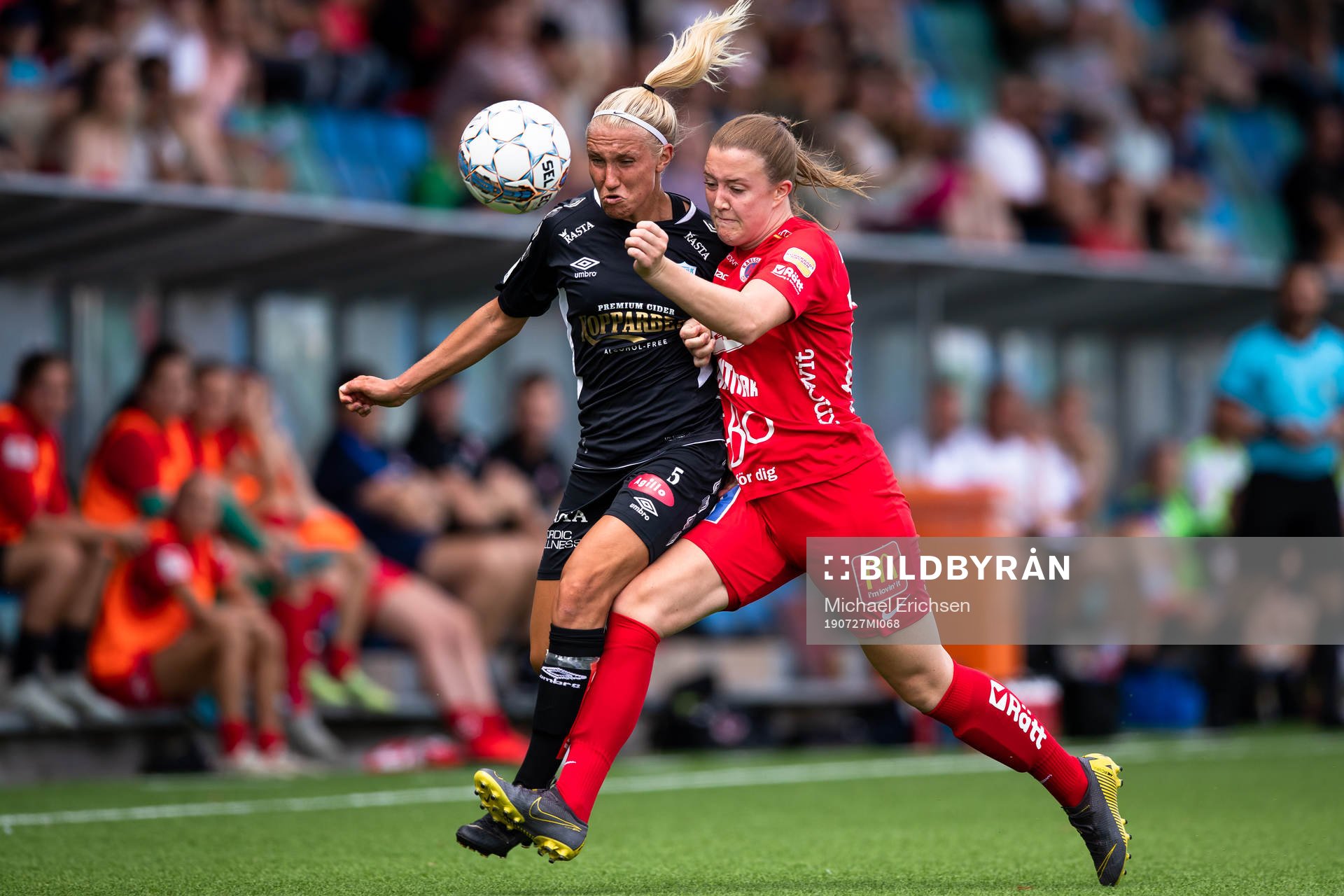 Göteborgs Emma Koivisto och Örebros Maja Regnås