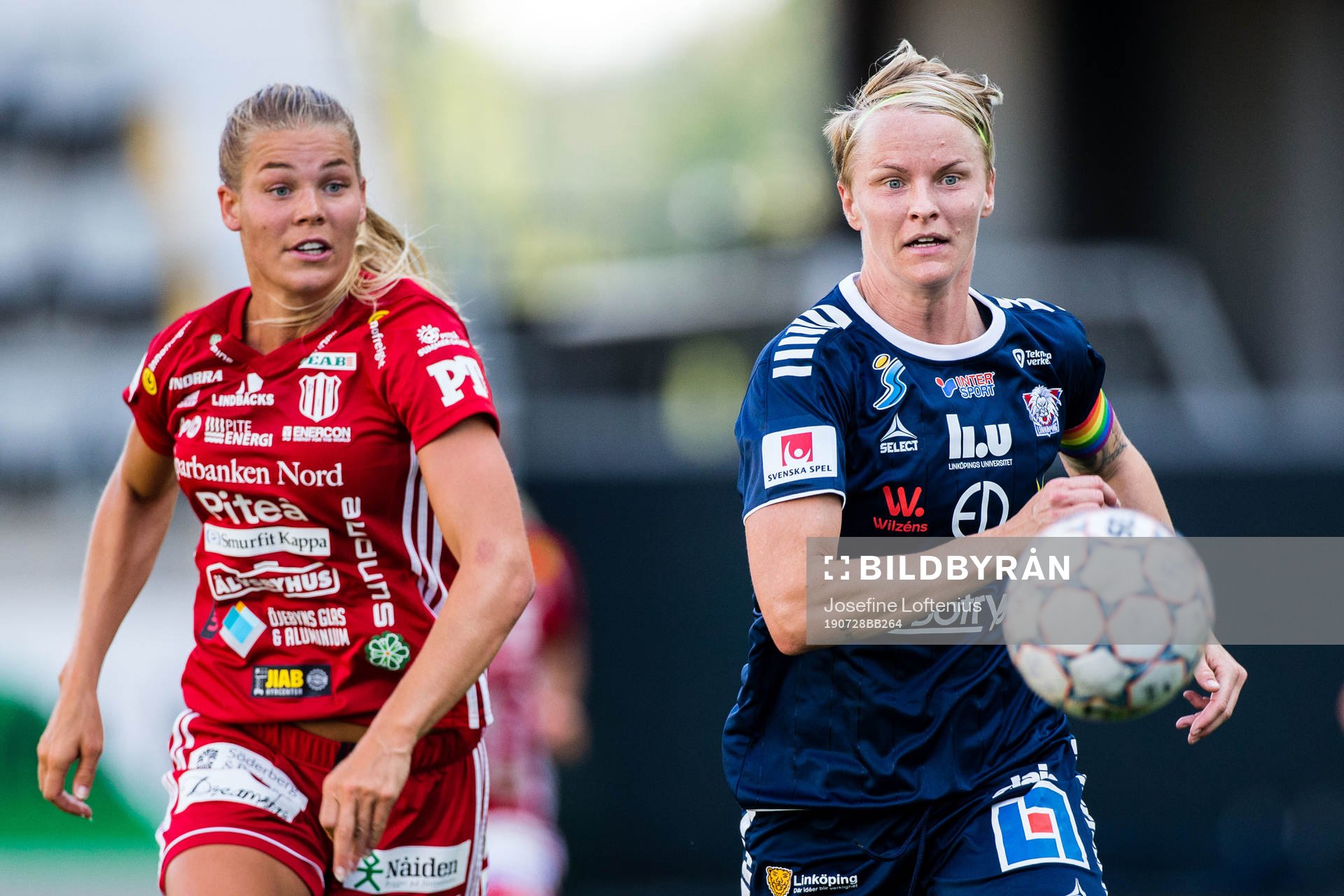 Piteås Nina Jakobsson och Linköpings Nilla Fischer