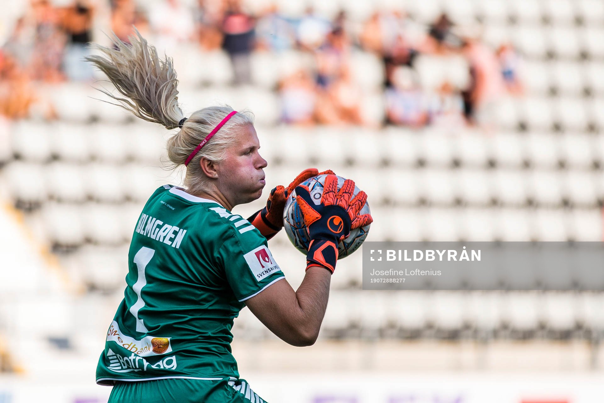 Linköpings målvakt Emma Holmgren