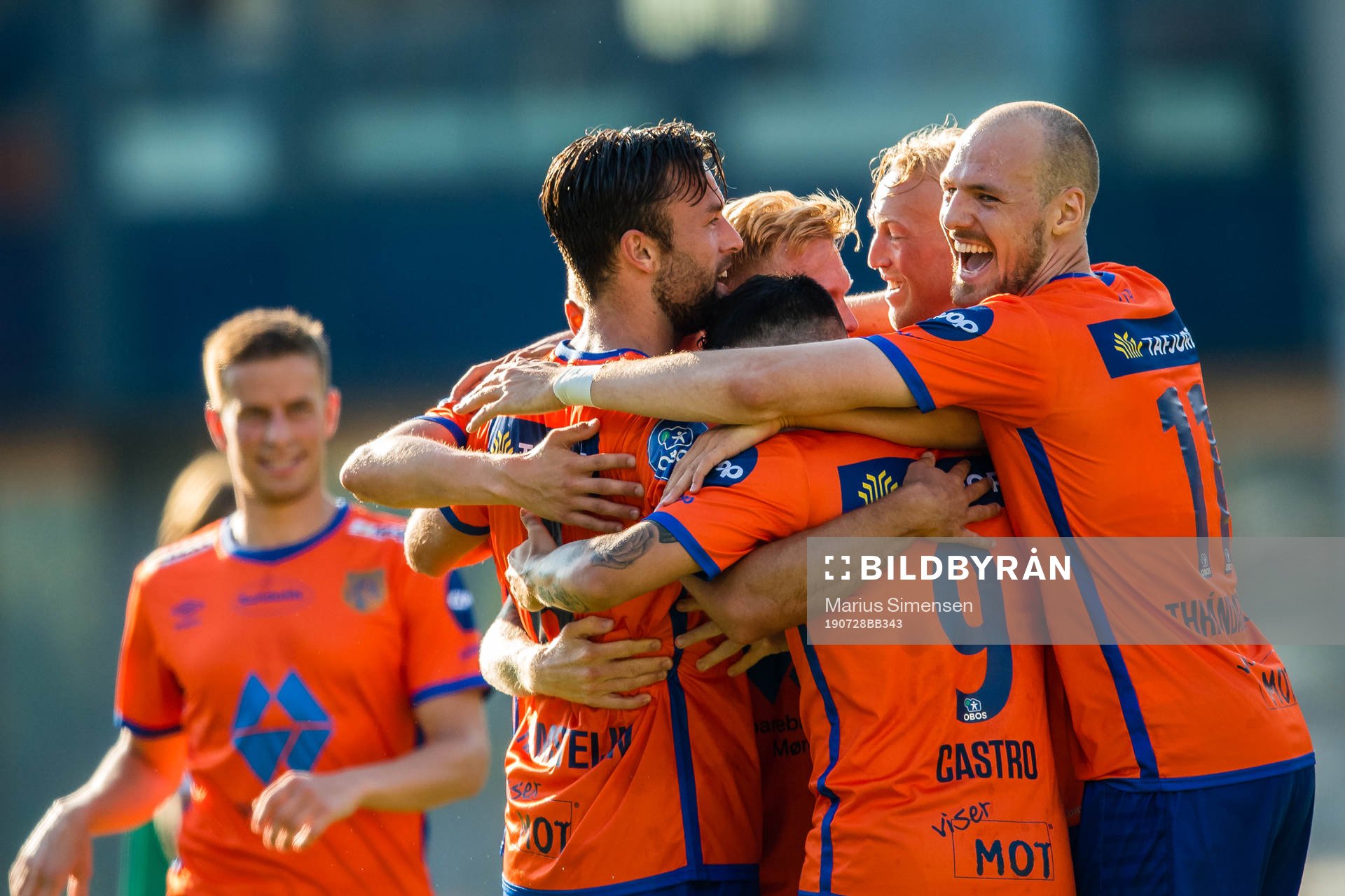 Kaj Ramsteijn of Aalesund celebrates