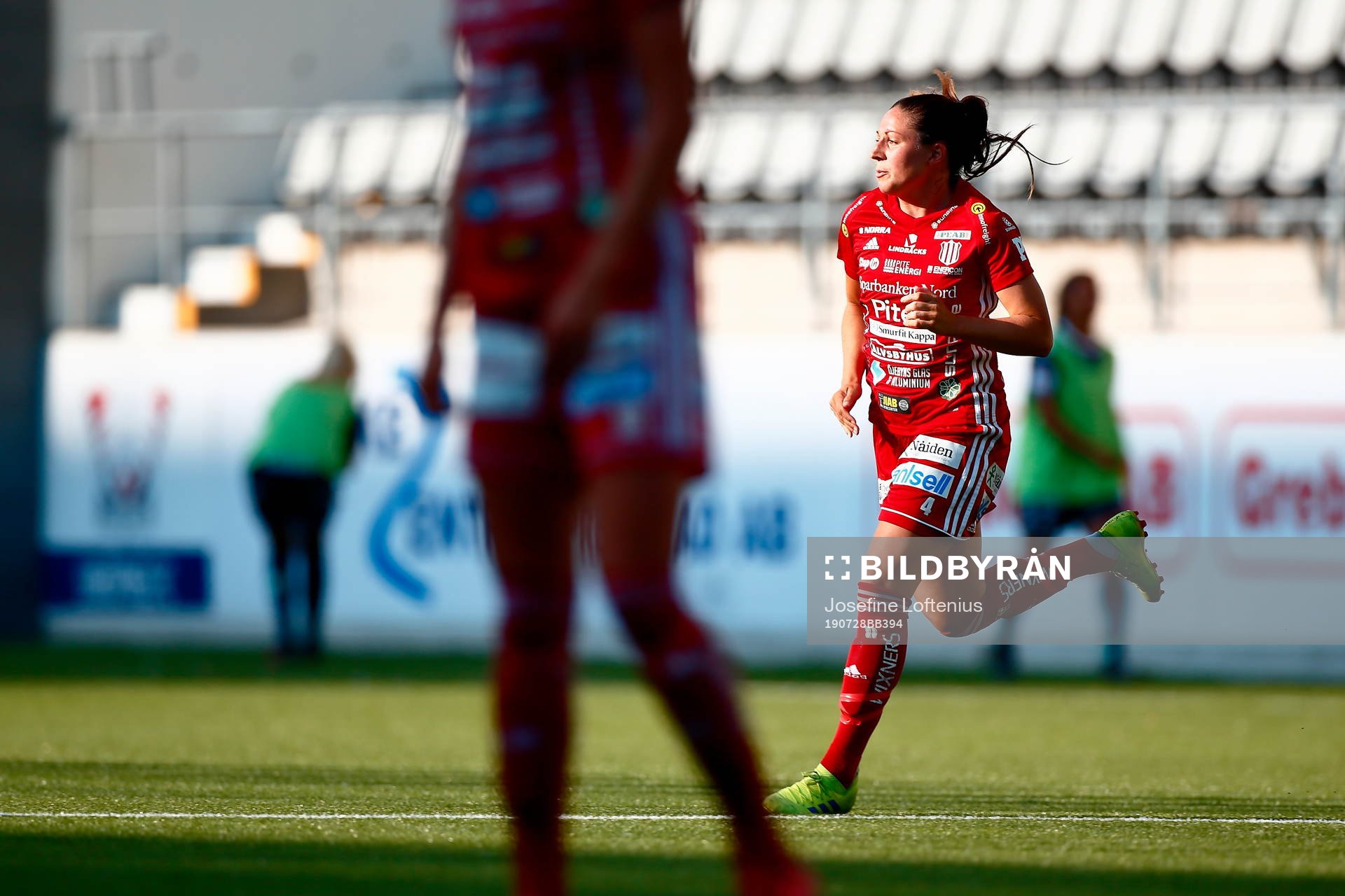 Piteås Josefin Johansson har precis blivit inbytt