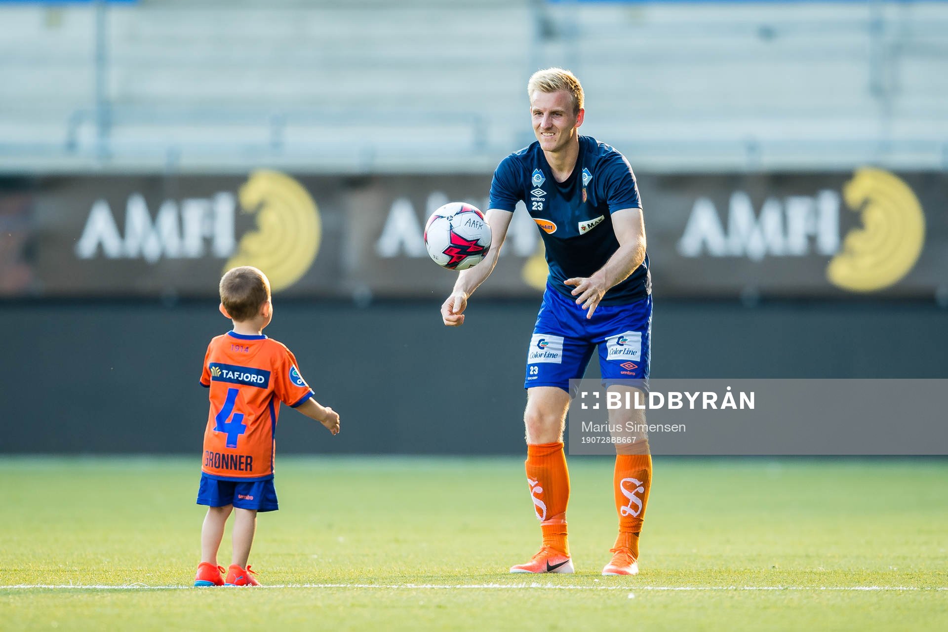 Torbjørn Agdestein of Aalesund after the OBOS-ligaen match between Aalesund and Nest-Sotra on July 28, 2019 in Ålesund.