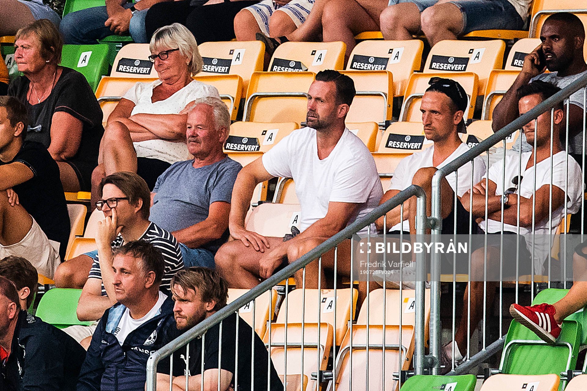 Ronny Deila, head coach of Vålerenga, in the stands