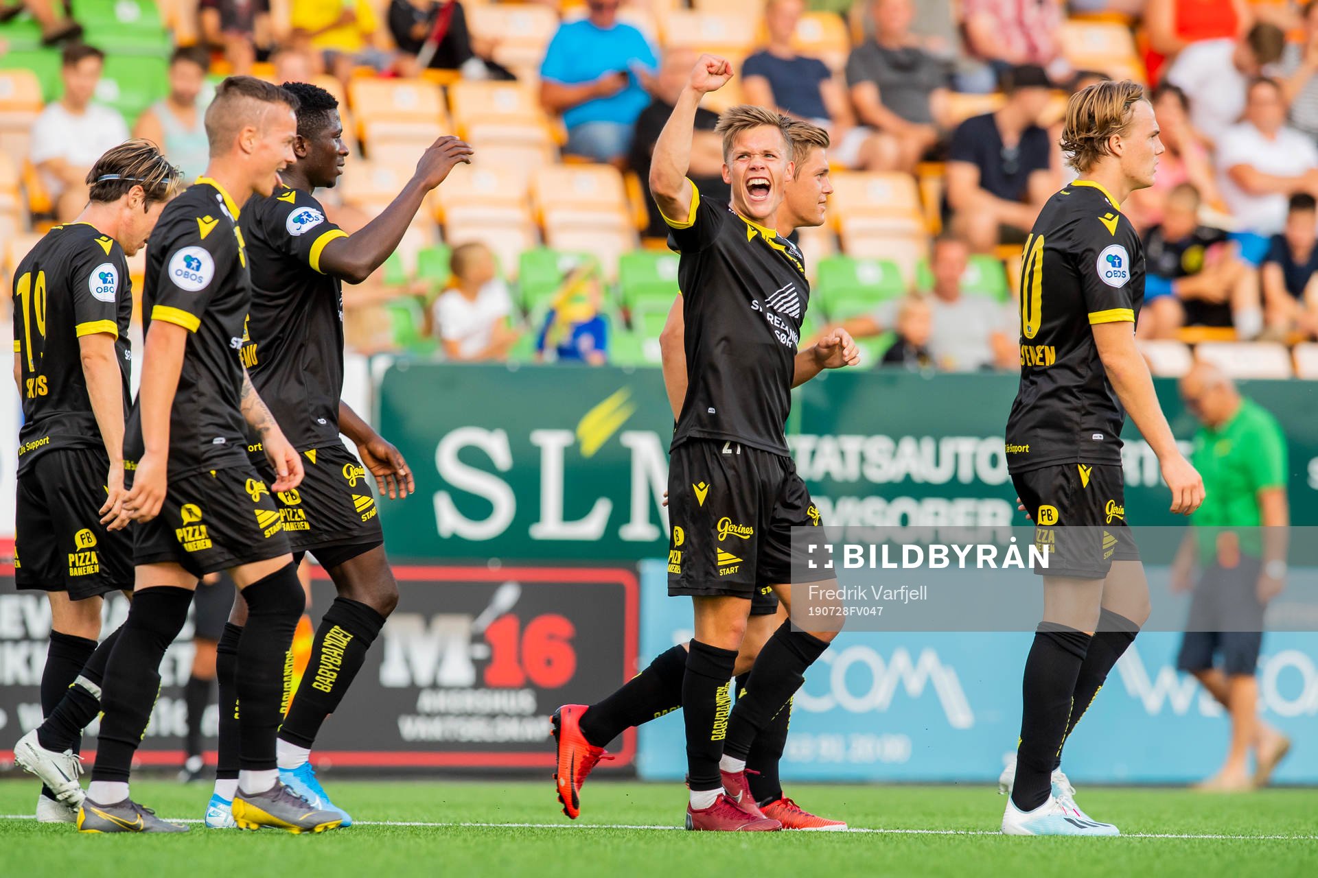 Eirik Wichne of Start celebrate