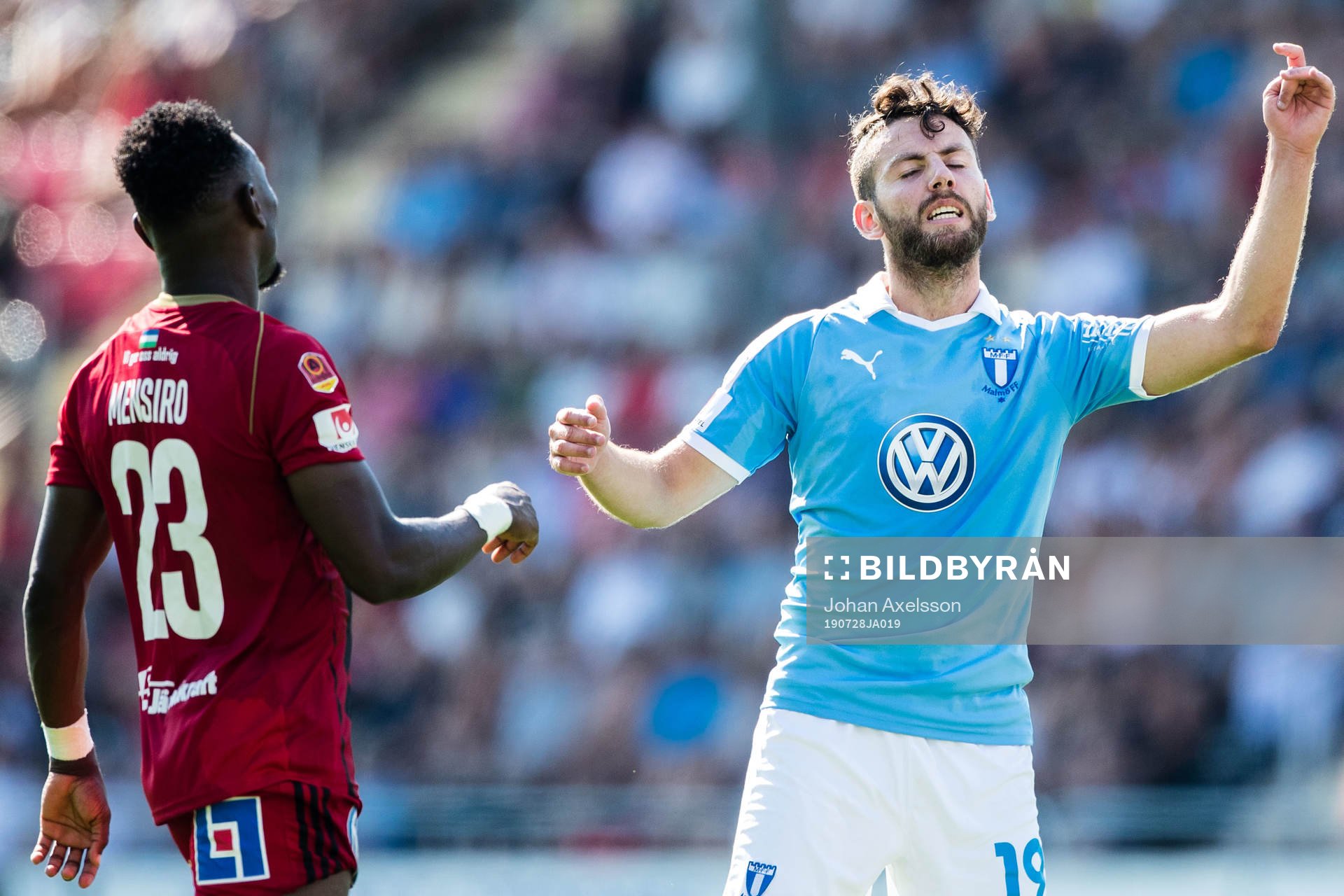 Malmö FFs Erdal Rakip deppar