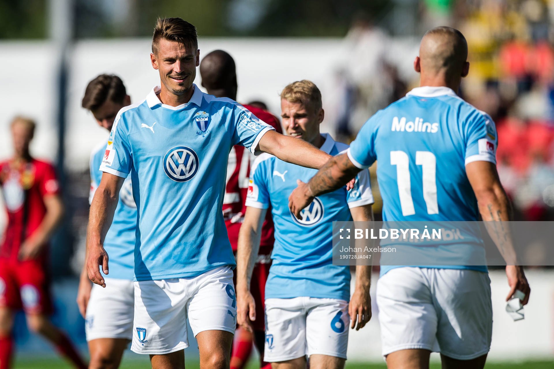 Malmö FFs Markus Rosenberg efter fotbollsmatchen i Allsvenskan mellan Östersund och Malmö FF den 28 Juli 2019 i Östersund.