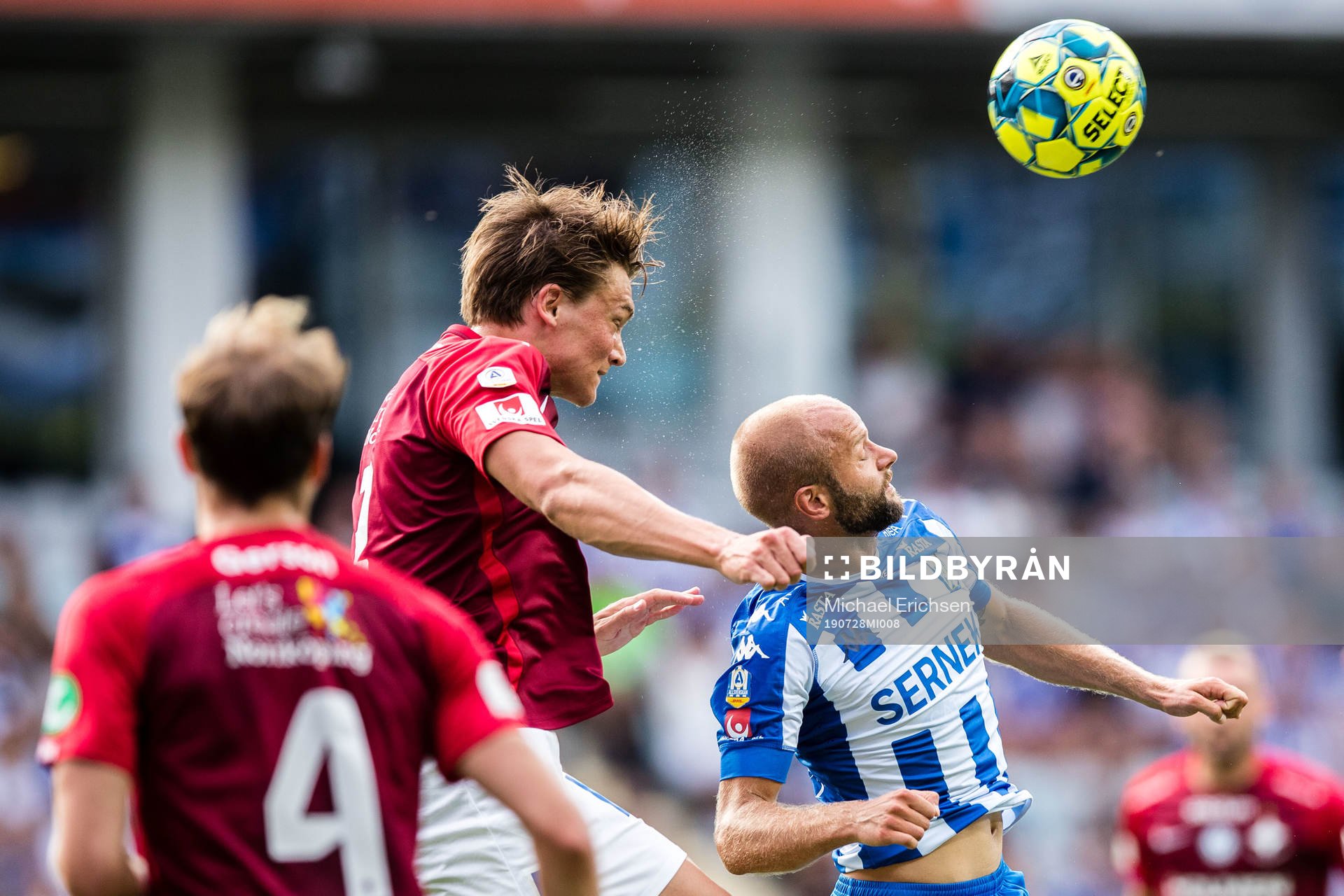 IFK Norrköpings Rasmus Lauritsen och IFK Göteborgs Robin