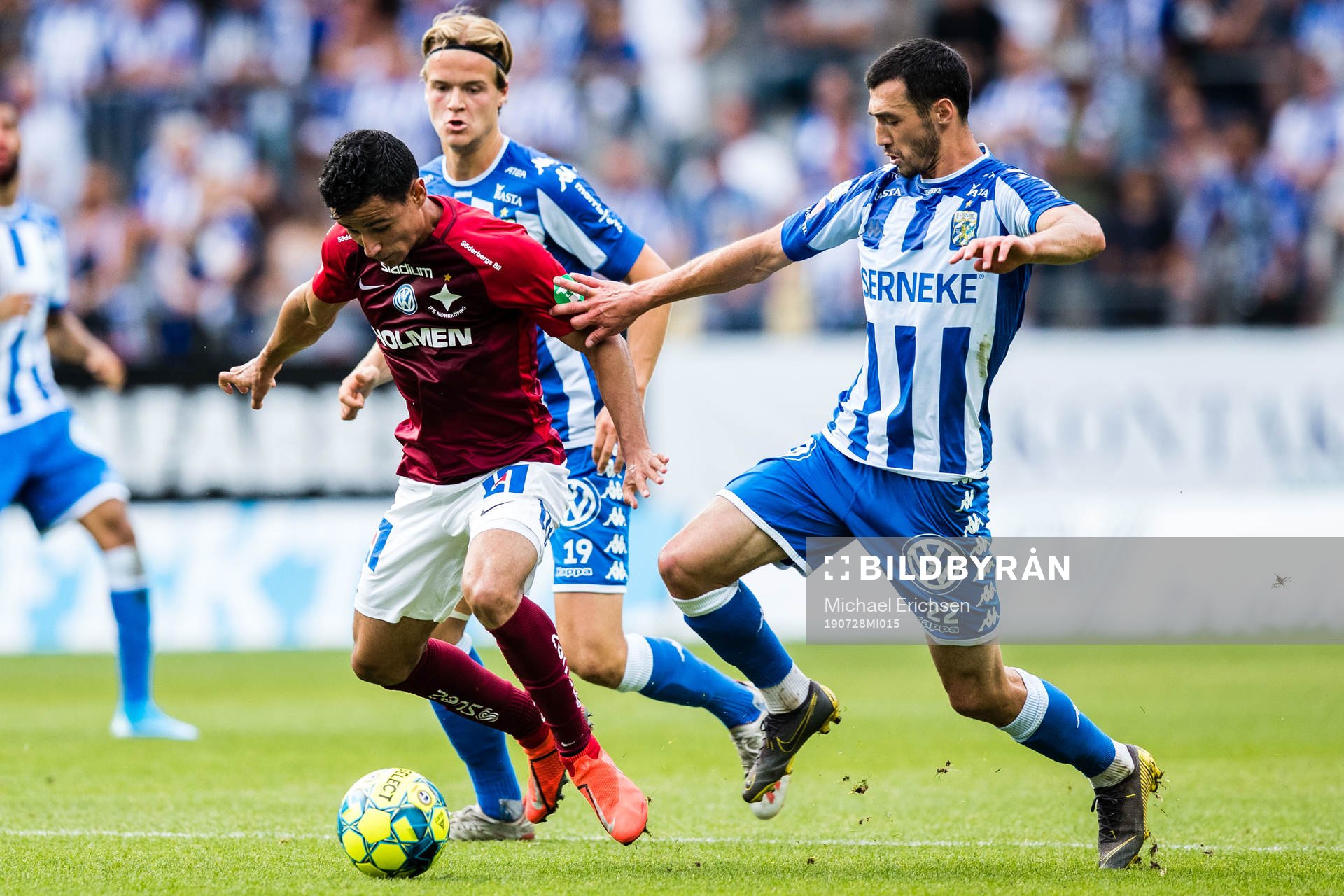 IFK Norrköpings Ian Smith och IFK Göteborgs Giorgi