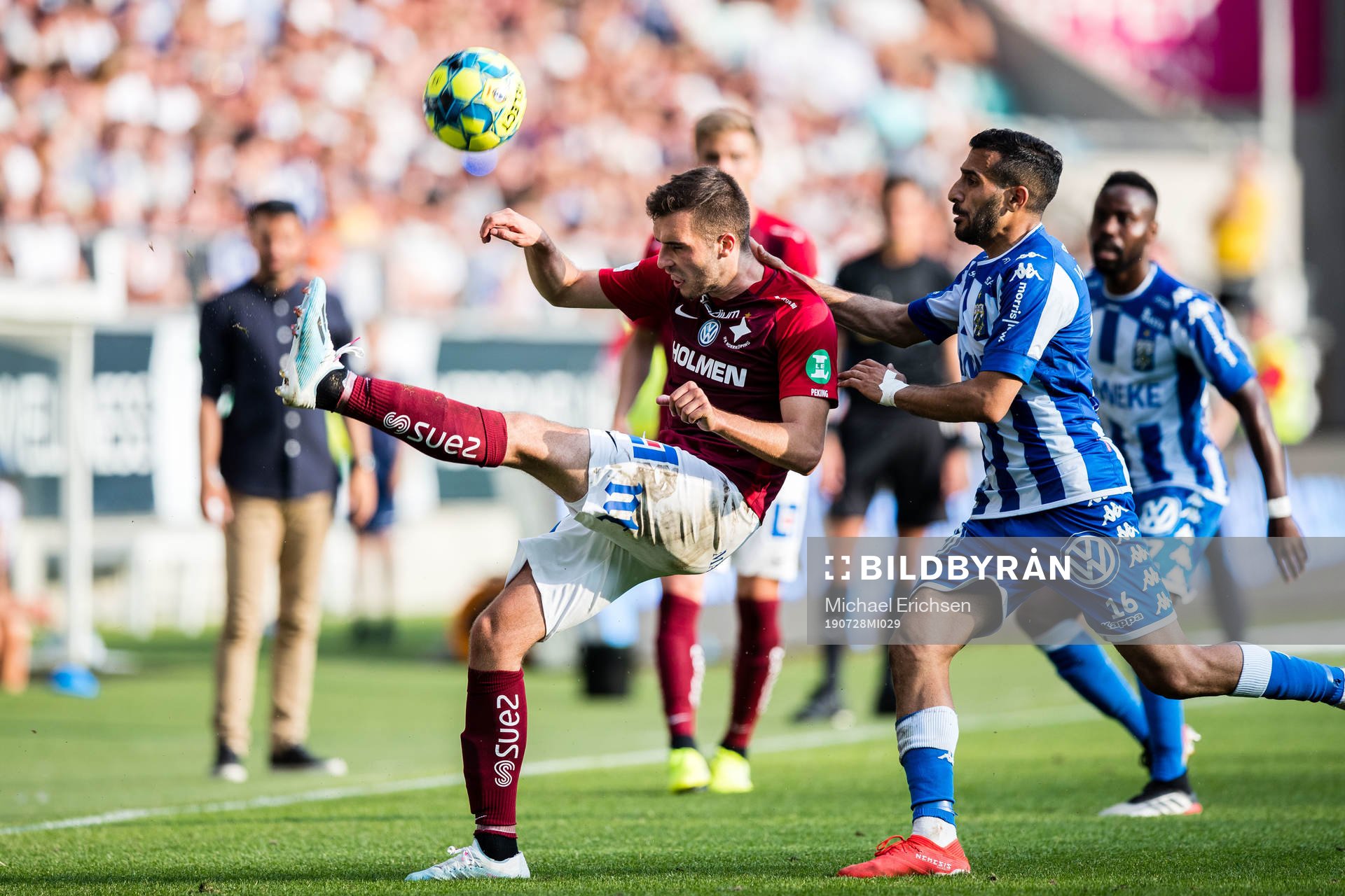 IFK Norrköpings Egzon Binaku och IFK Göteborgs Sargon