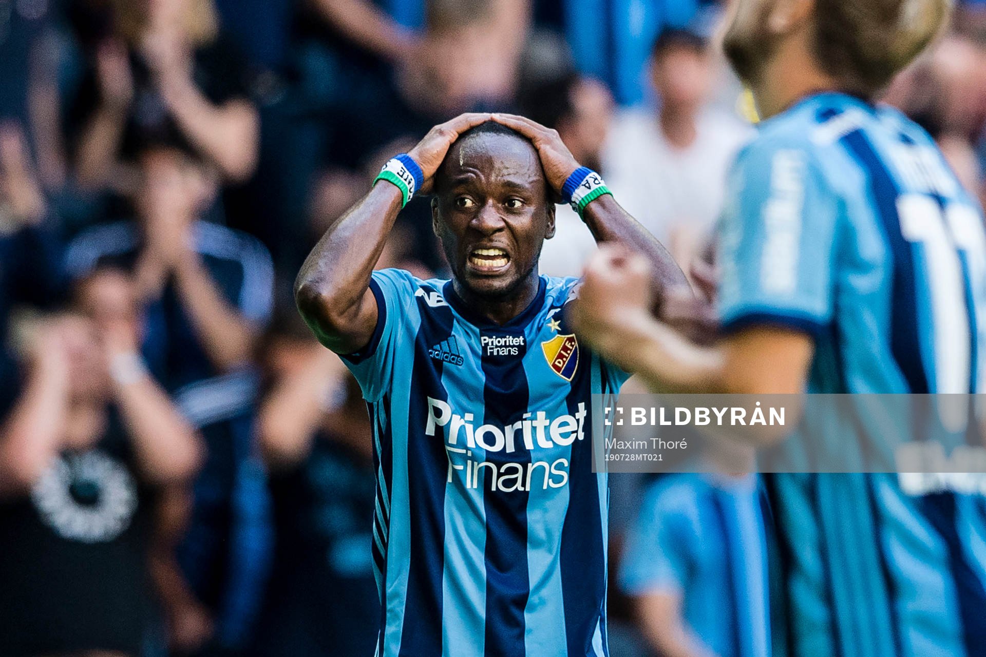Djurgårdens Mohamed Buya Turay deppar